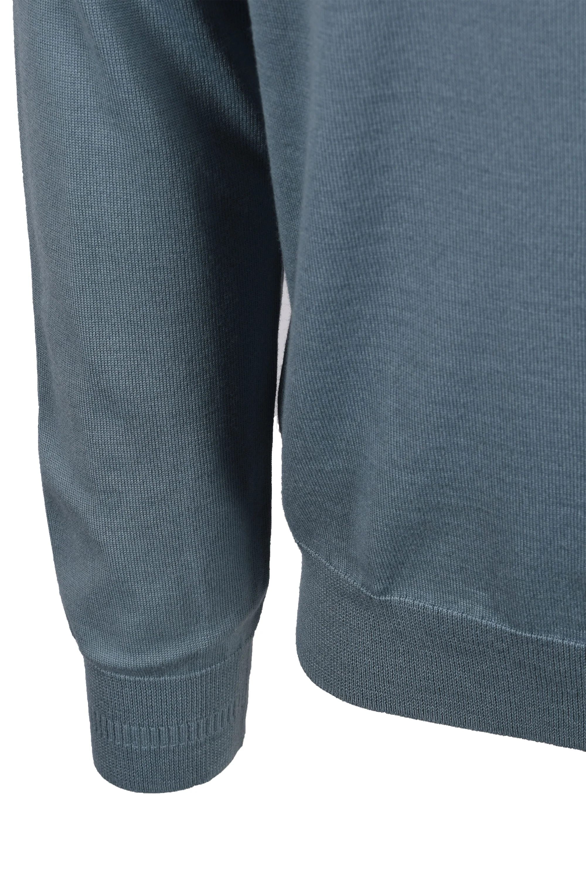 FRED PERRY LS KNITTED SHIRT STOCKPORT BLUE - Image 4