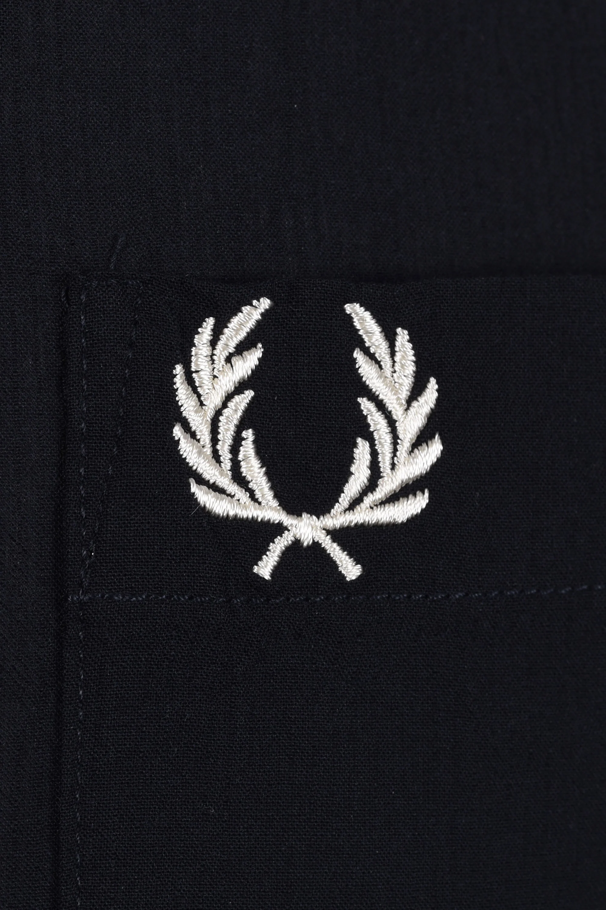 Fred Perry Revere Collar Shirt Navy - Image 3