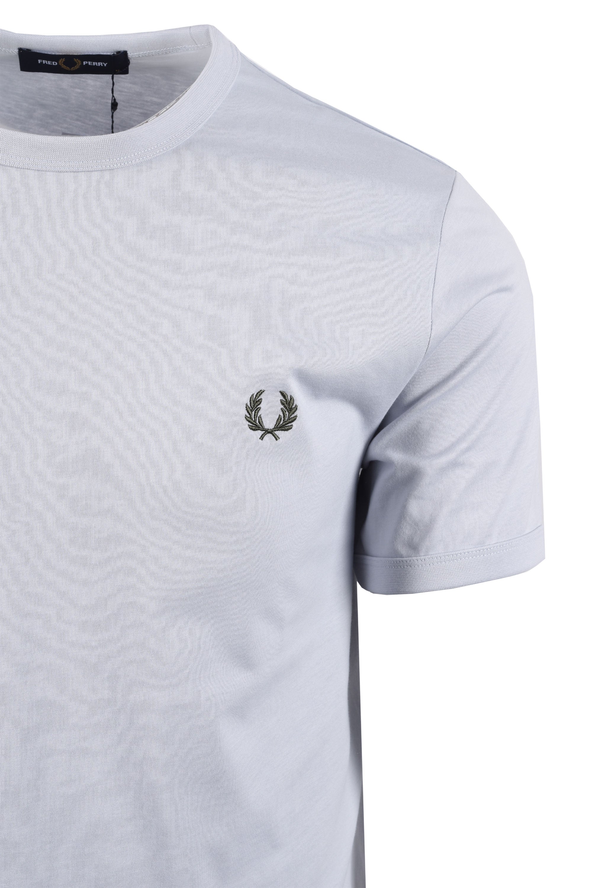 FRED PERRY RINGER T-SHIRT DUSKY BLUE - Image 2