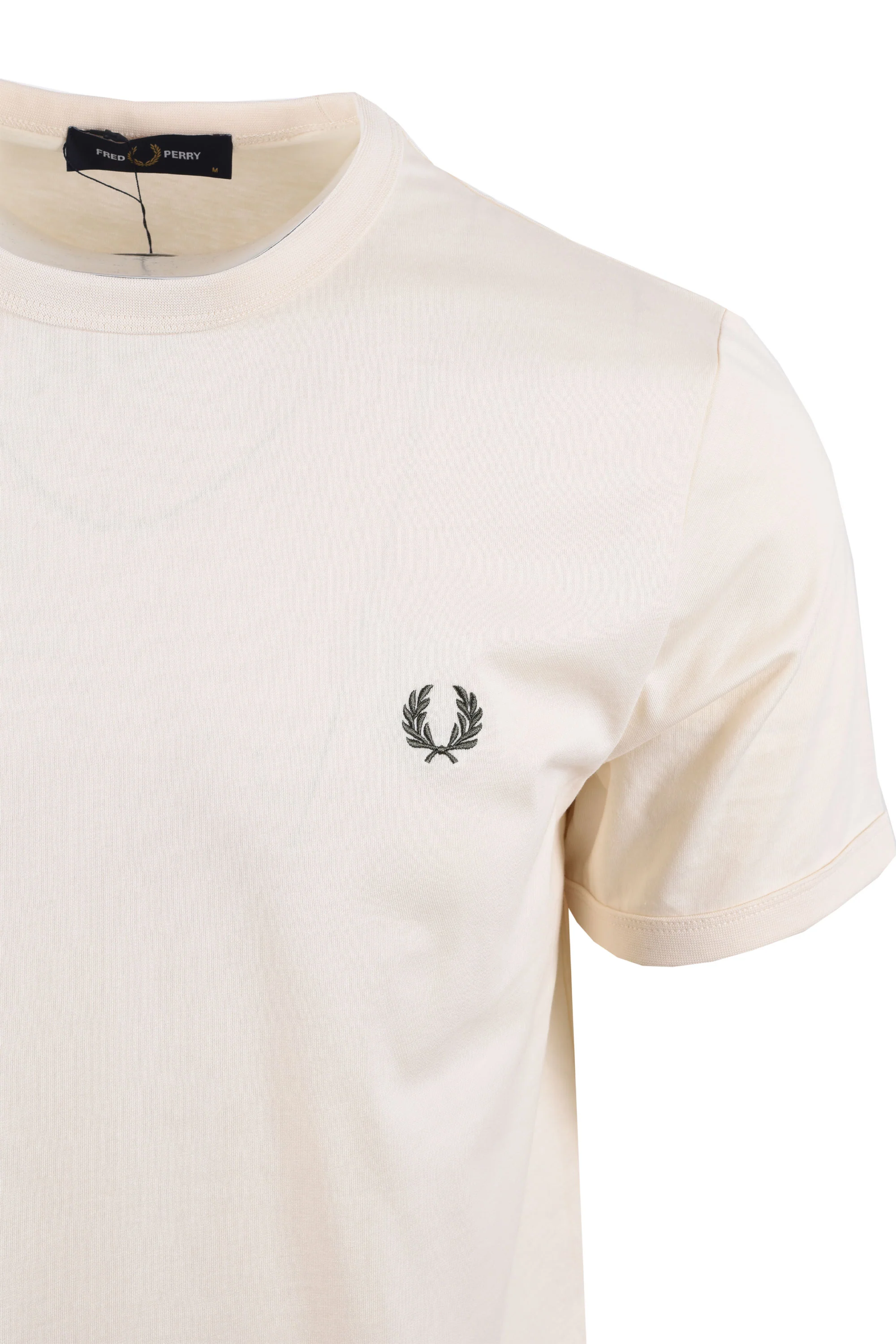 FRED PERRY RINGER T-SHIRT ECRU - Image 2