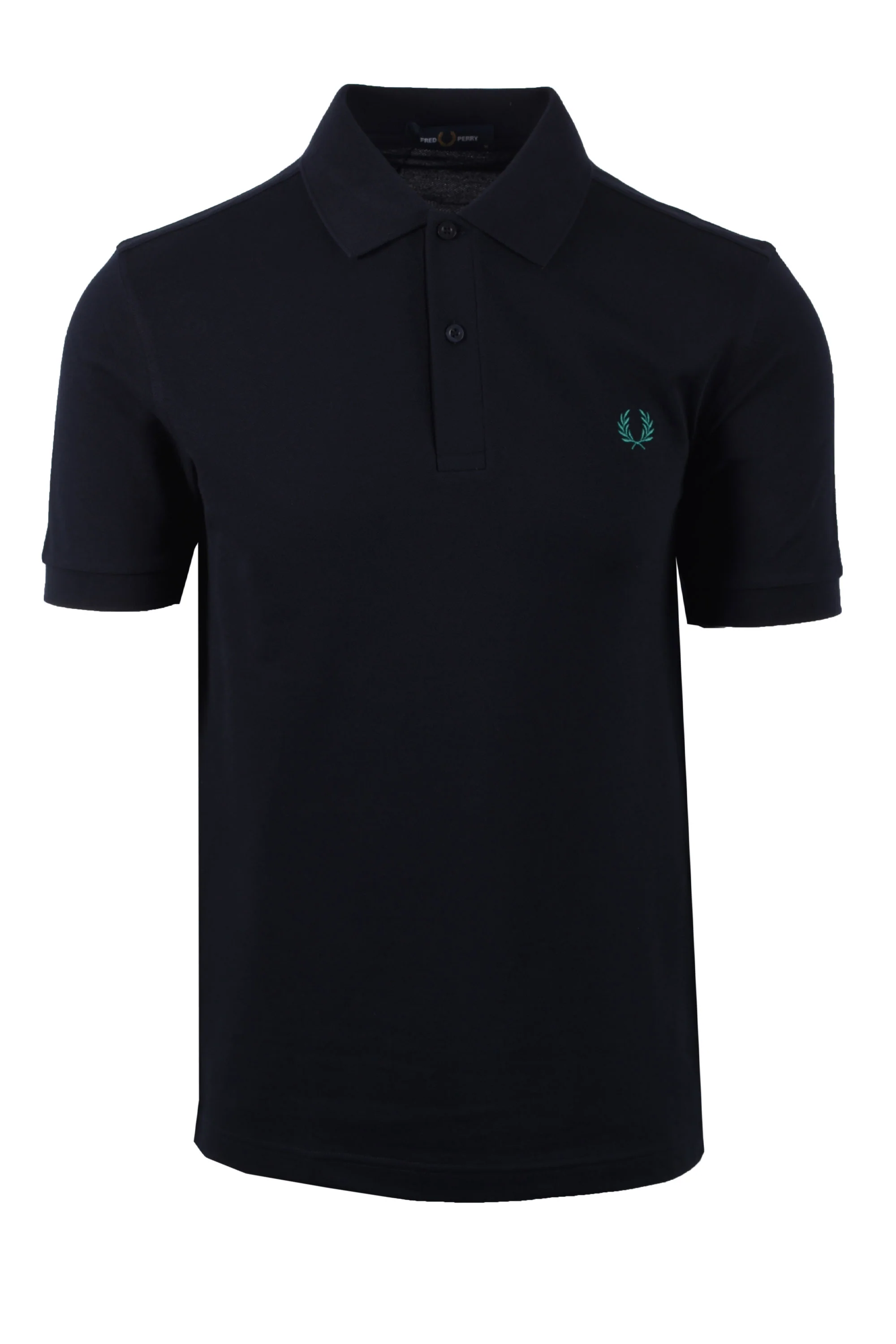 FRED PERRY SHIRT NAVY/SPORT GREEN