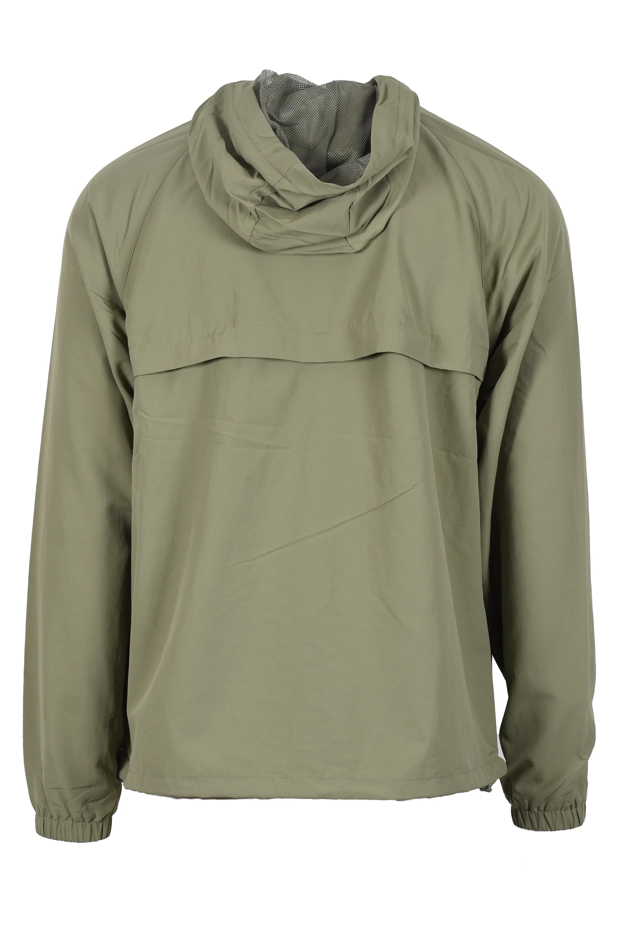 Fred Perry Taslan Hooded Shell Jacket Olive Mint - Image 2