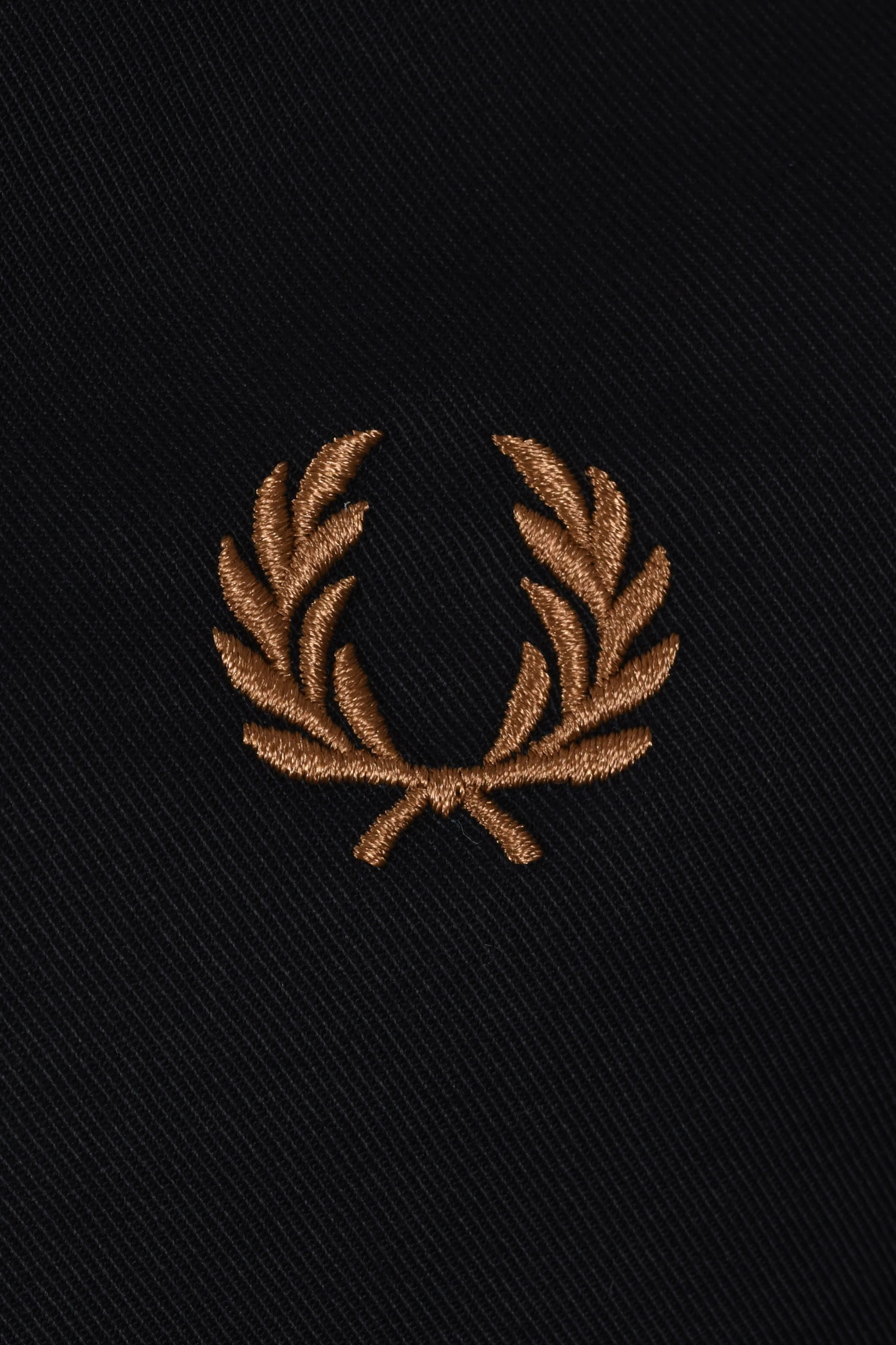 FRED PERRY TWILL HARRINGTON JACKET BLACK - Image 4