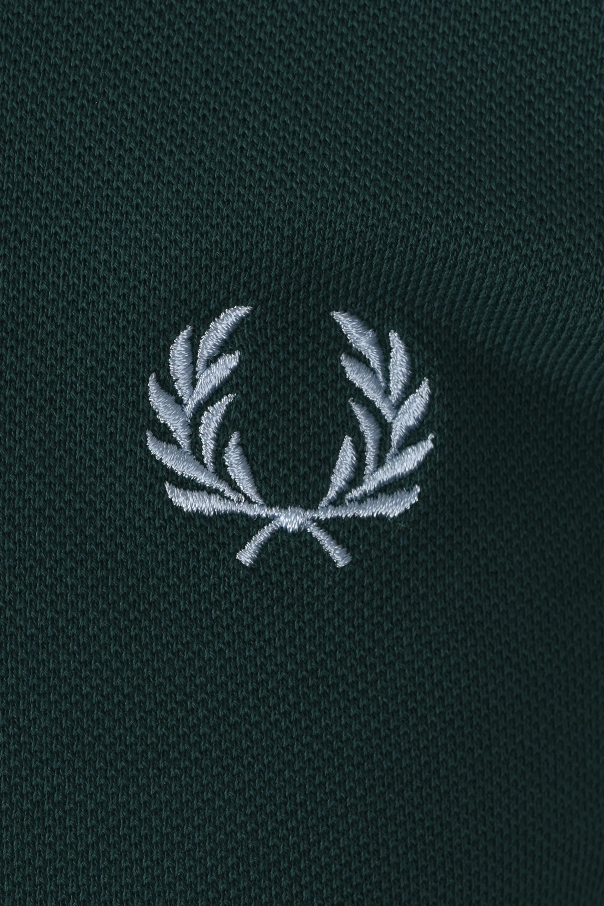 Fred Perry Twin Tipped Polo Sport Green/Track Blue - Image 3