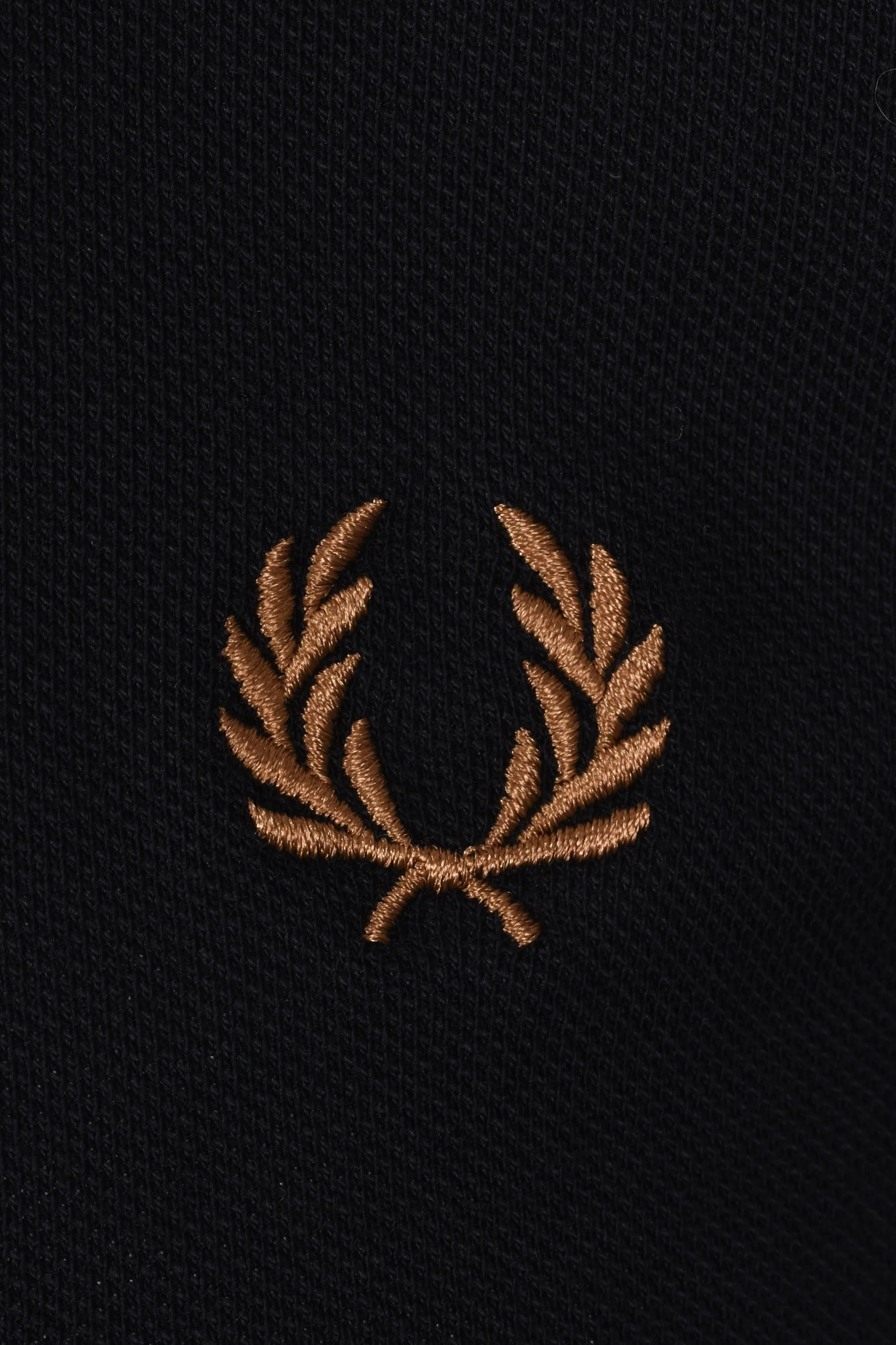 FRED PERRY TWIN TIPPED CUFF T-SHIRT BLACK - Image 3