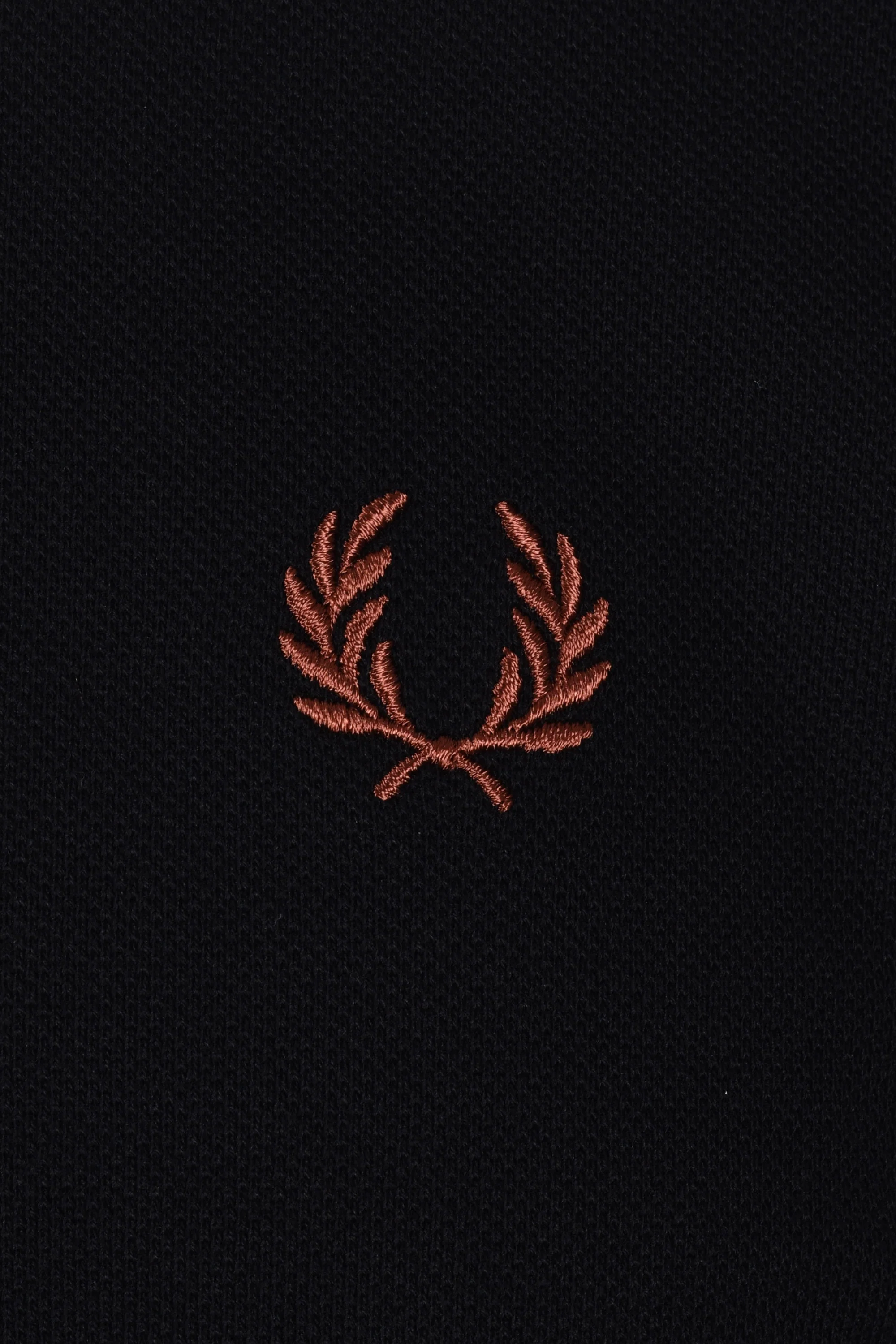 Fred Perry Twin Tipped Polo Black/Putty Pink/Whisky - Image 3