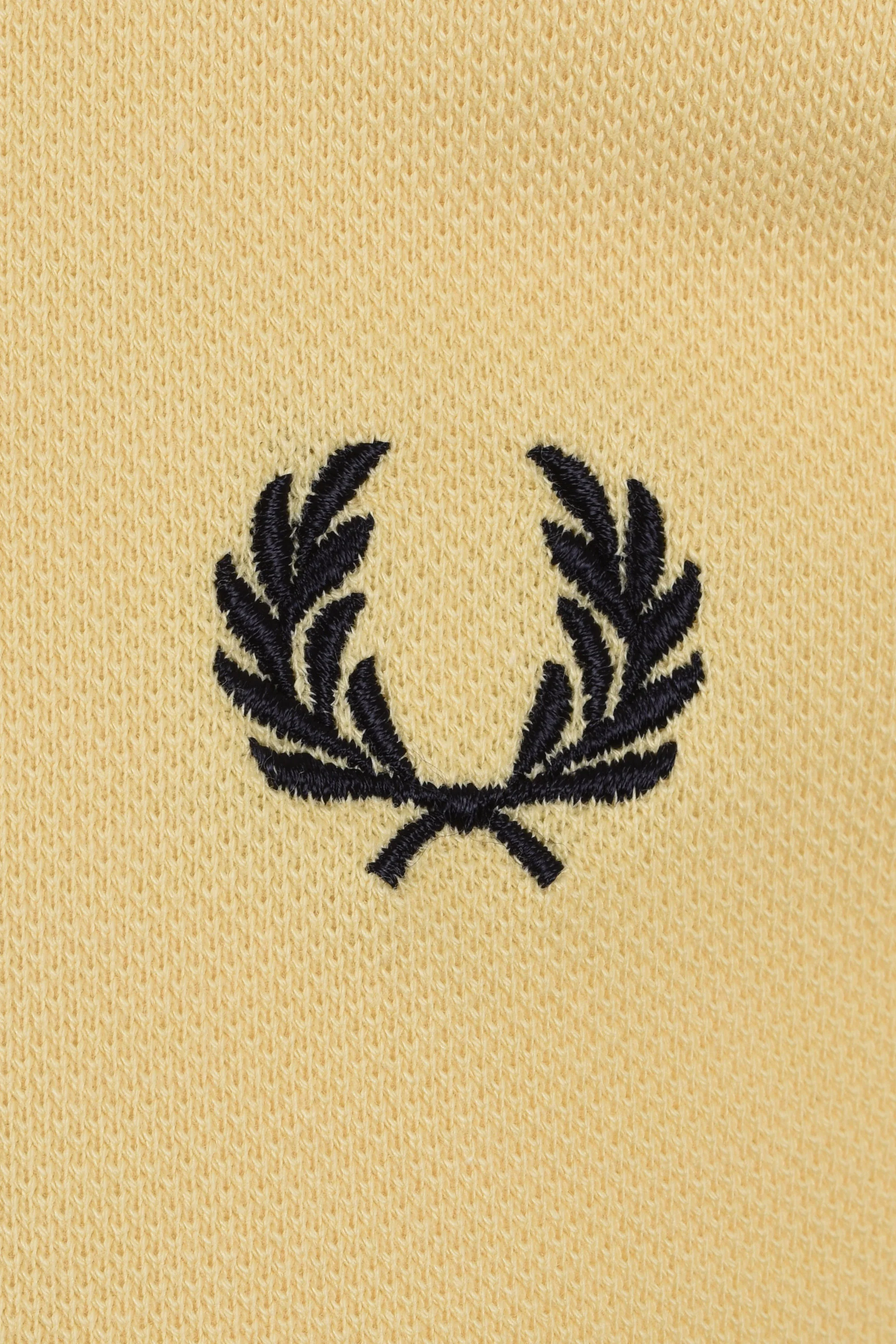 FRED PERRY TWIN TIPPED POLO GOLD/BLUE/NAVY - Image 3