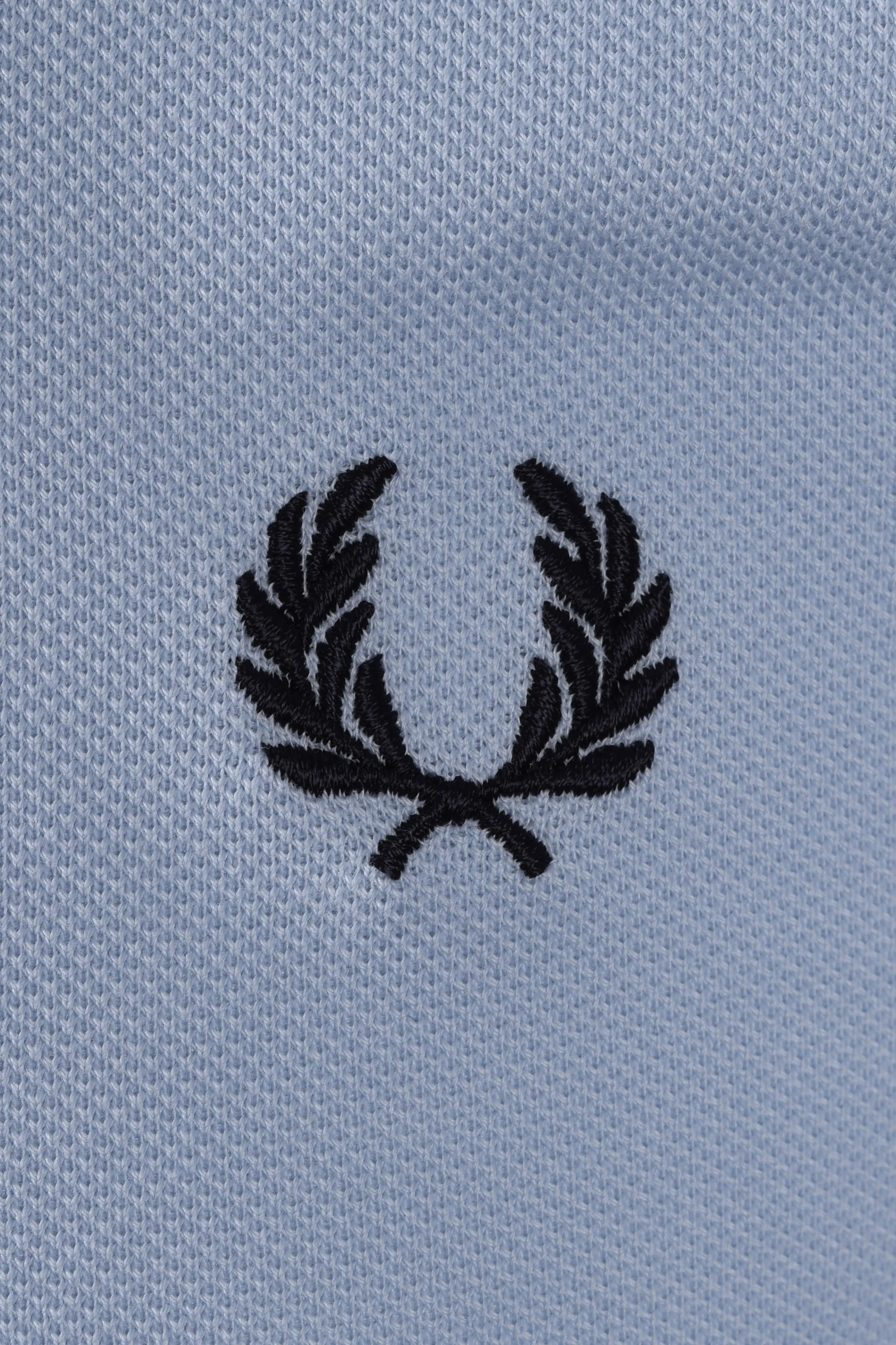 Fred Perry Twin Tipped Polo Shirt Light Smoke/Navy - Image 3