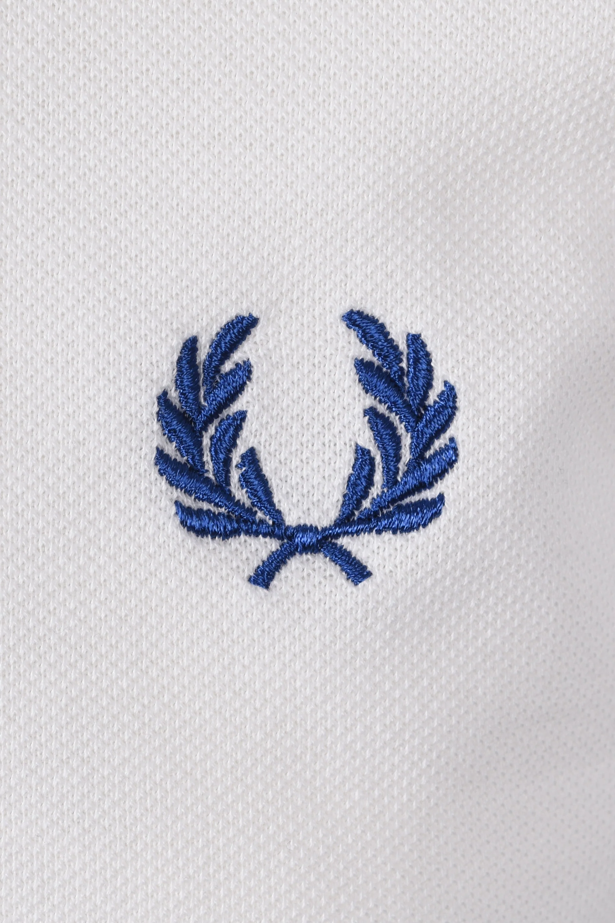 FRED PERRY TWIN TIPPED POLO SNOW WHITE/DEEP MINT/SOHO ECLIPSE - Image 3