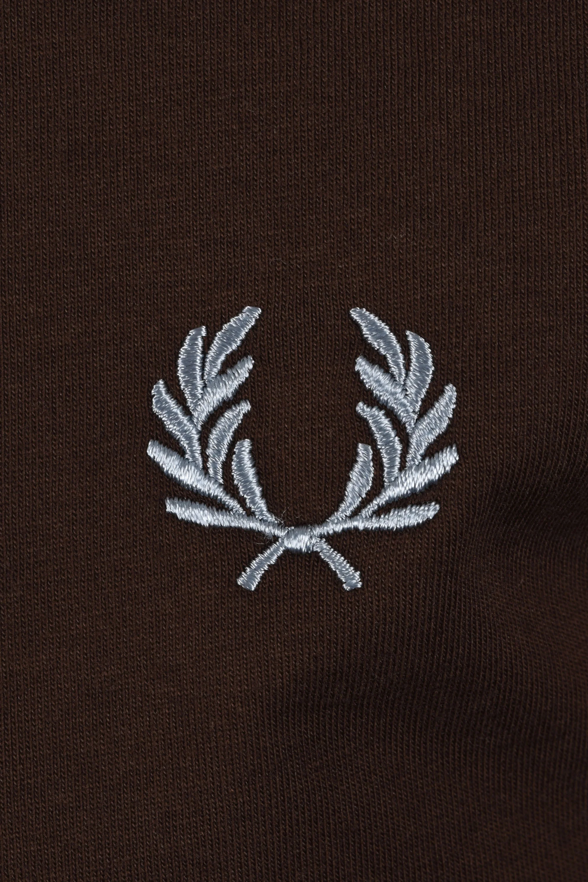 Fred Perry FRED PERRY TWIN TIPPED T-SHIRT BROWN TOBACCO/GREY - Image 3