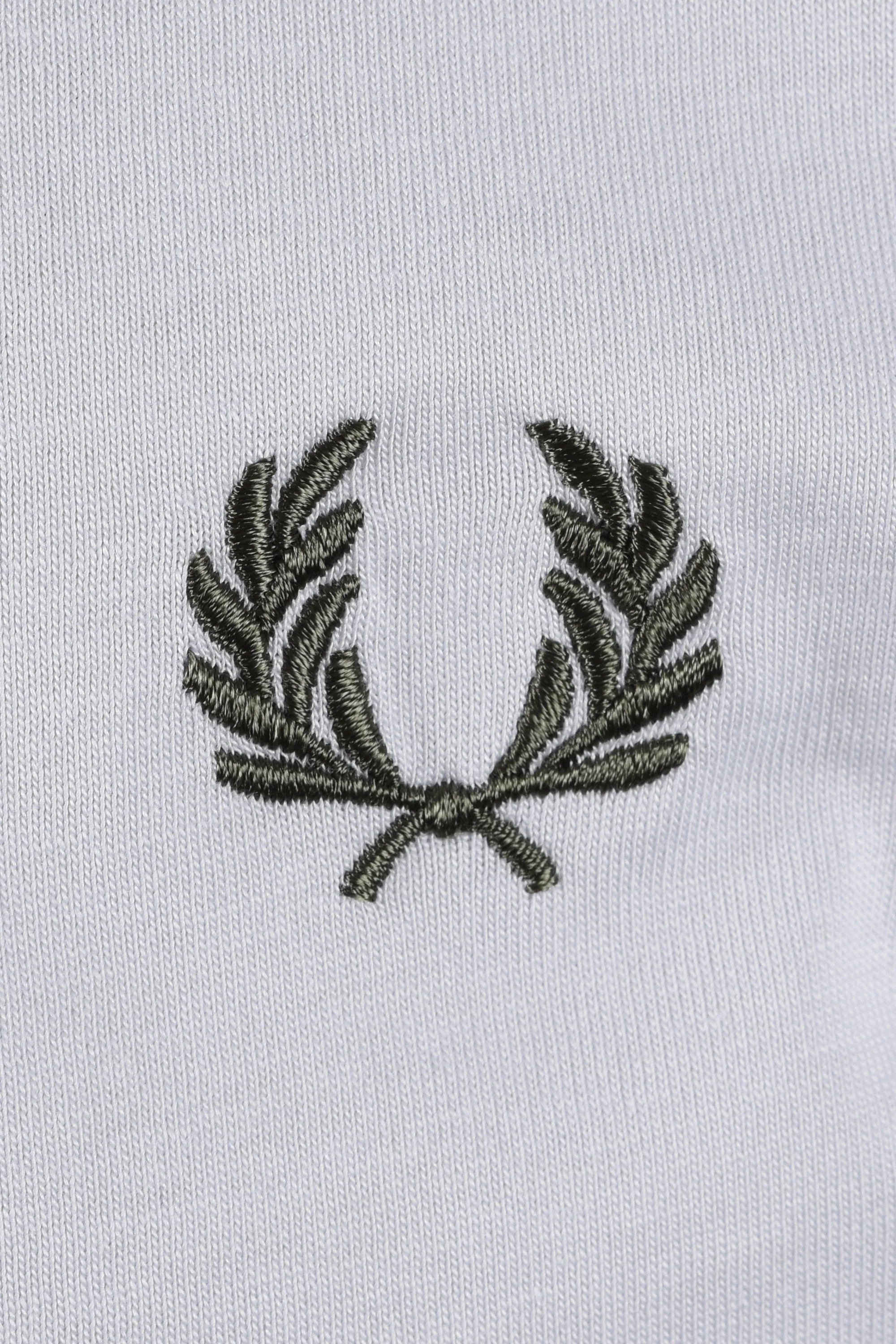 FRED PERRY TWIN TIPPED T-SHIRT DUSKY BLUE/ECRU/LAUREL WREATH - Image 3