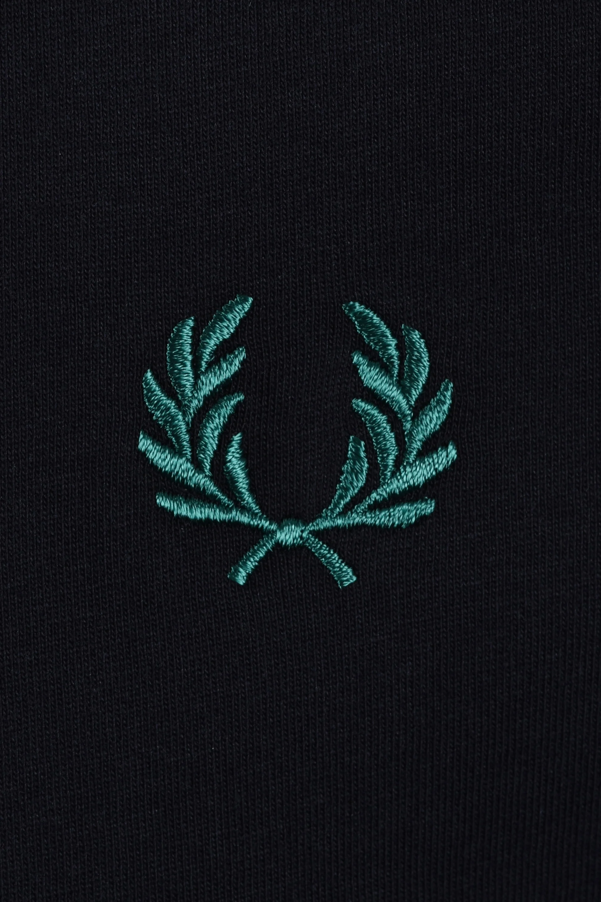 FRED PERRY TWIN TIPPED T-SHIRT NAVY/DARK CARAMEL/GREEN - Image 3