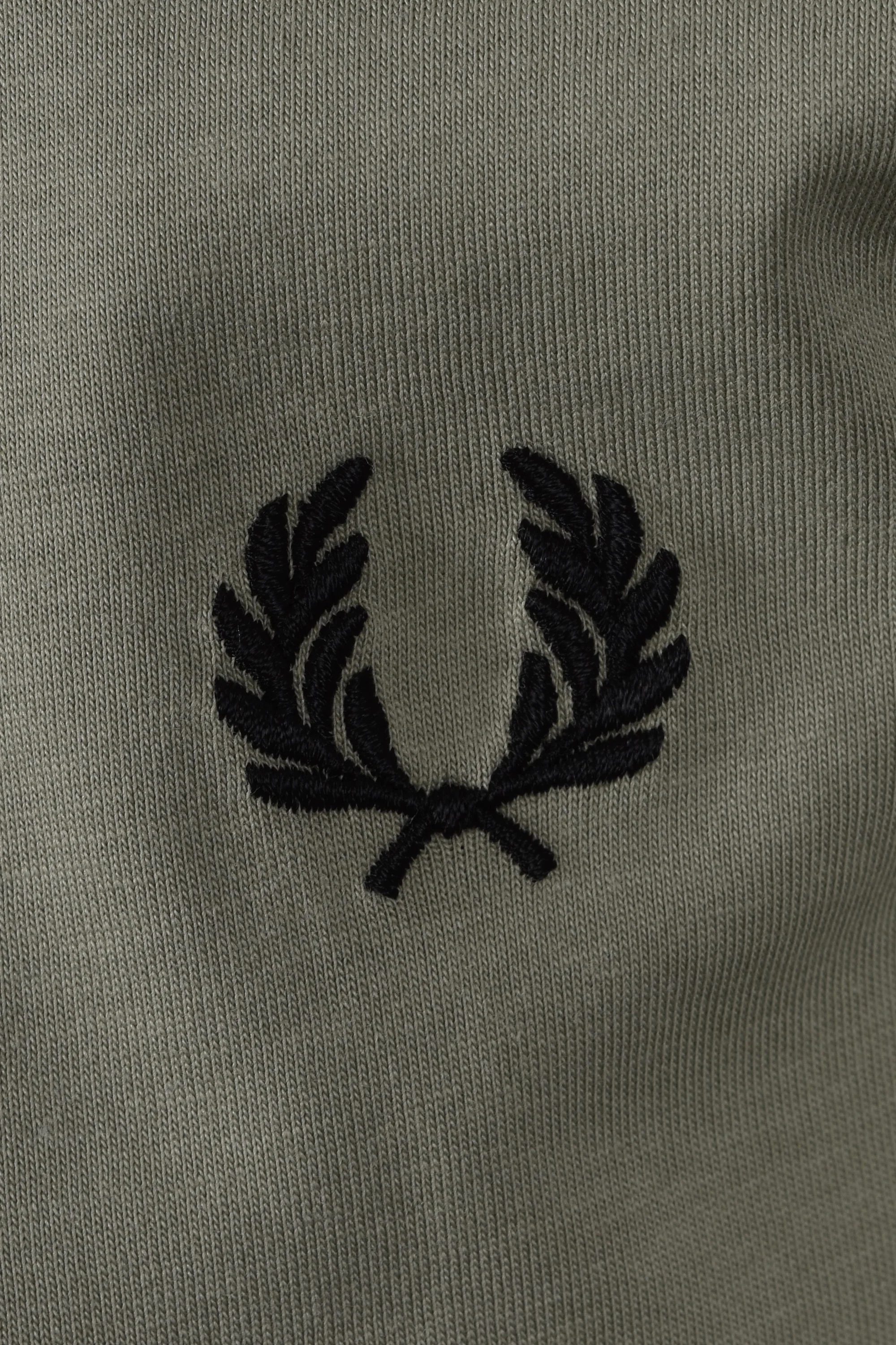 FRED PERRY TWIN TIPPED T-SHIRT SEAGRASS/BLACK - Image 3