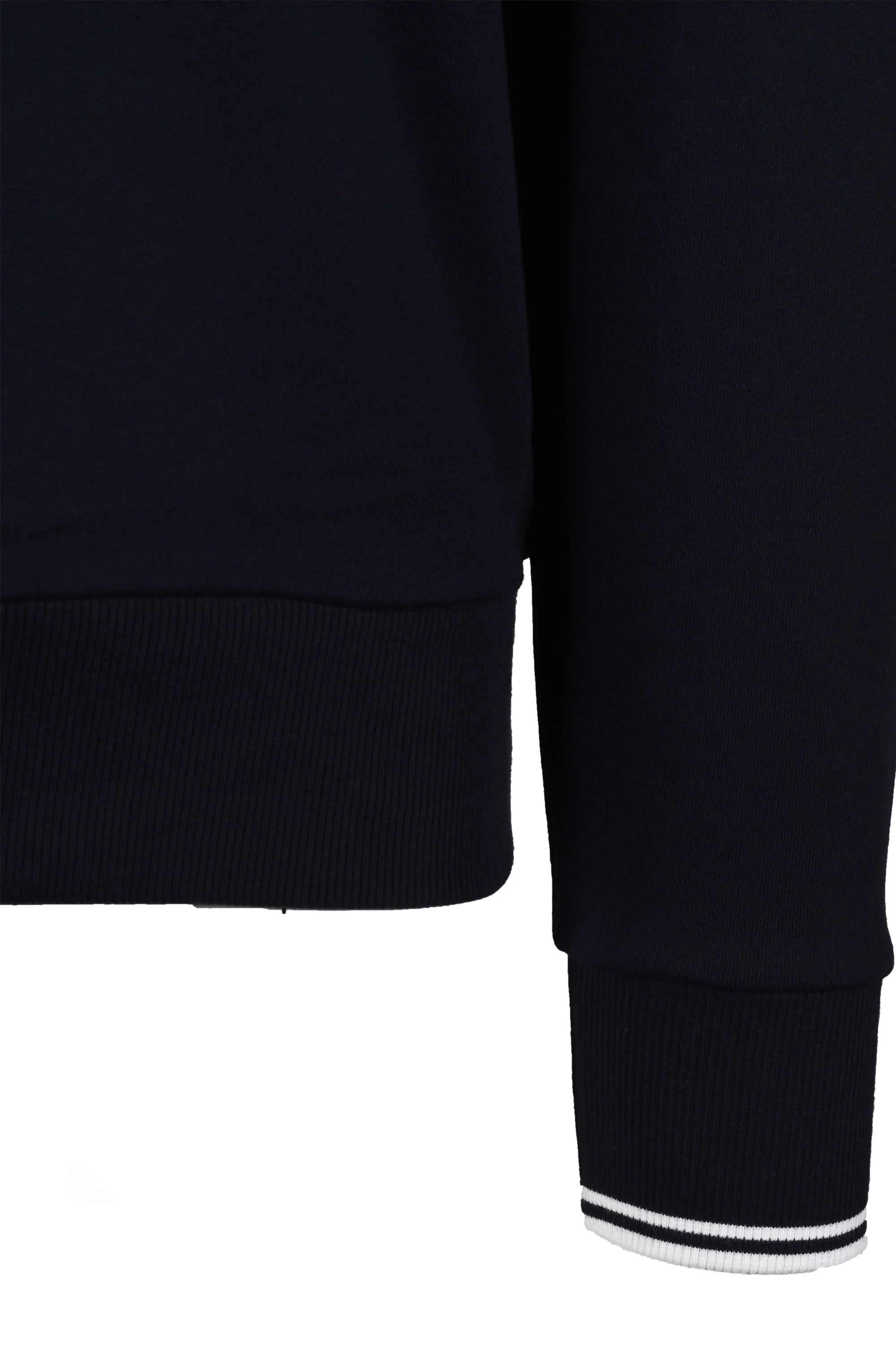 Fred Perry Half Zip Sweatshirt Navy - Image 3