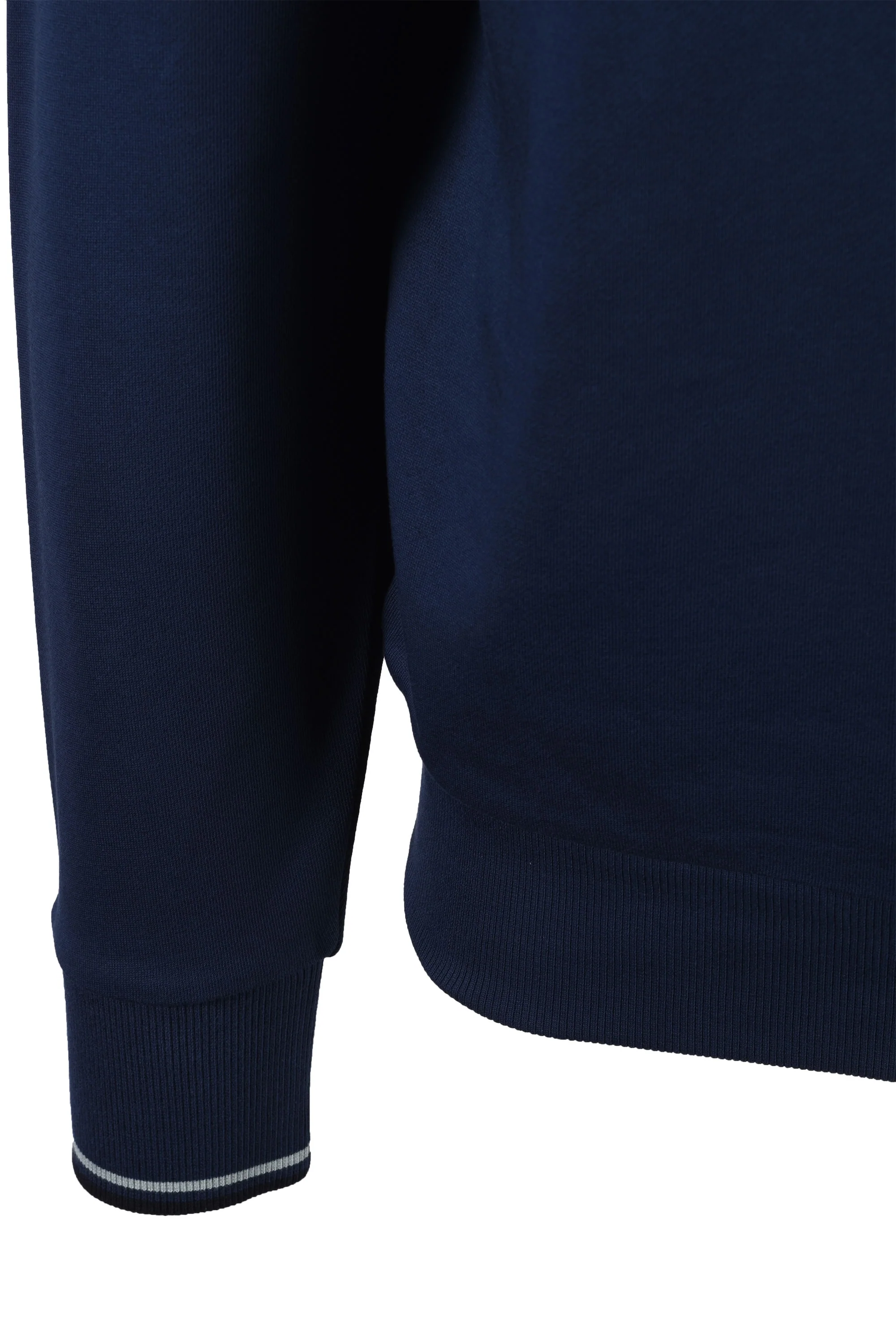 Fred Perry Half Zip Sweatshirt Tennis Blue - Image 4