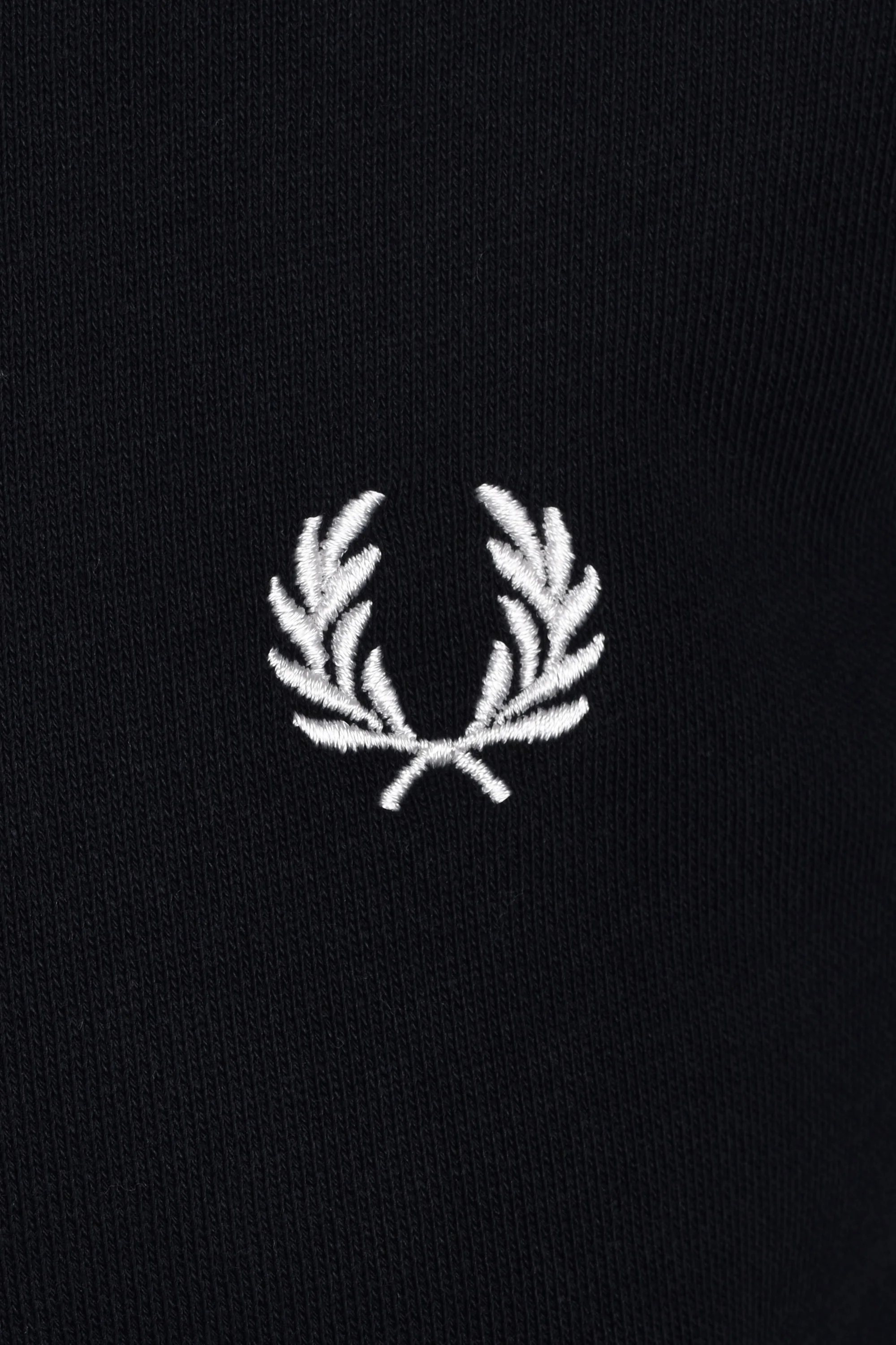 Fred Perry Tipped Hooded Sweatshirt Navy - Image 3