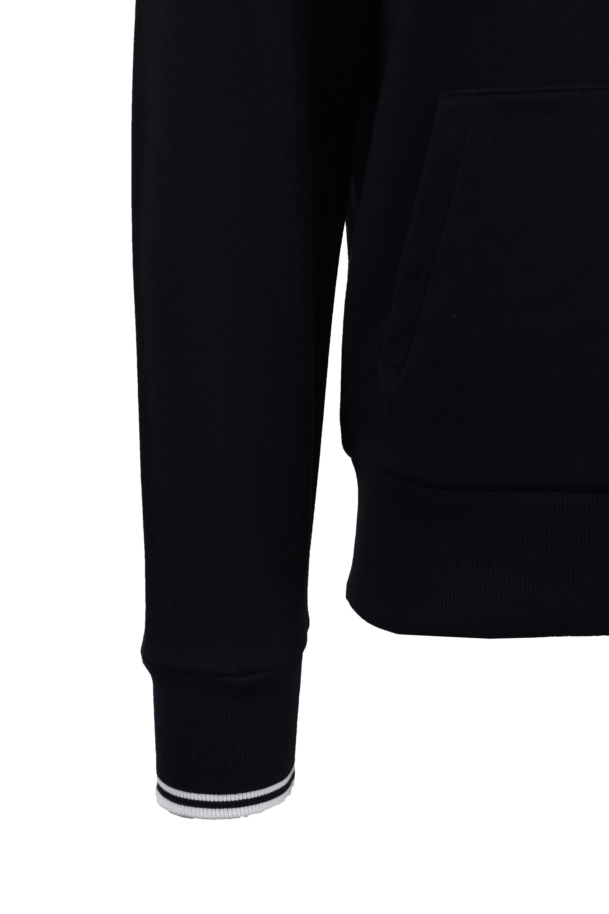 Fred Perry Tipped Hooded Sweatshirt Navy - Image 4