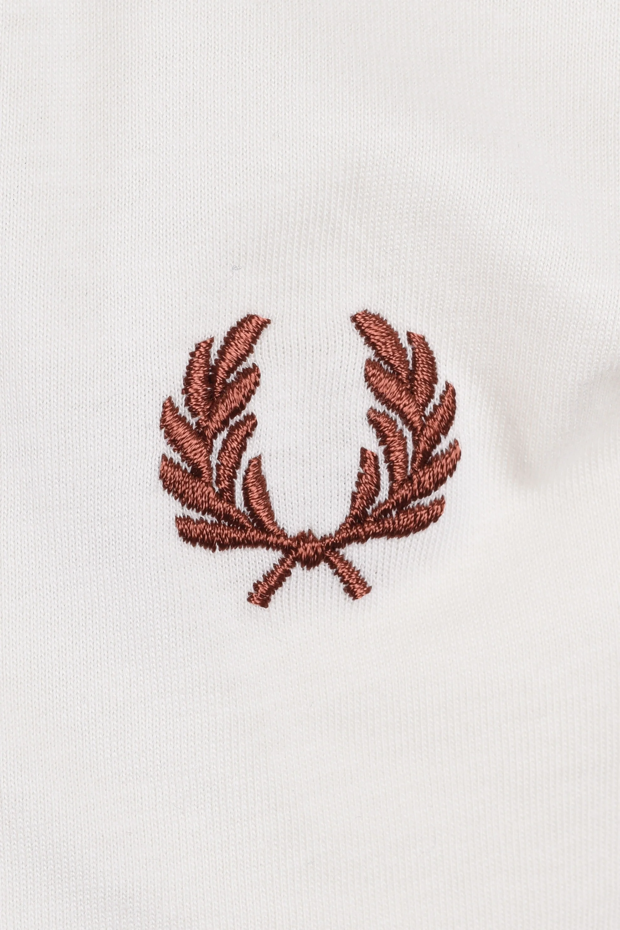 Fred Perry Twin Tipped T-shirt Ecru/Silver Blue/Cinnamon - Image 3