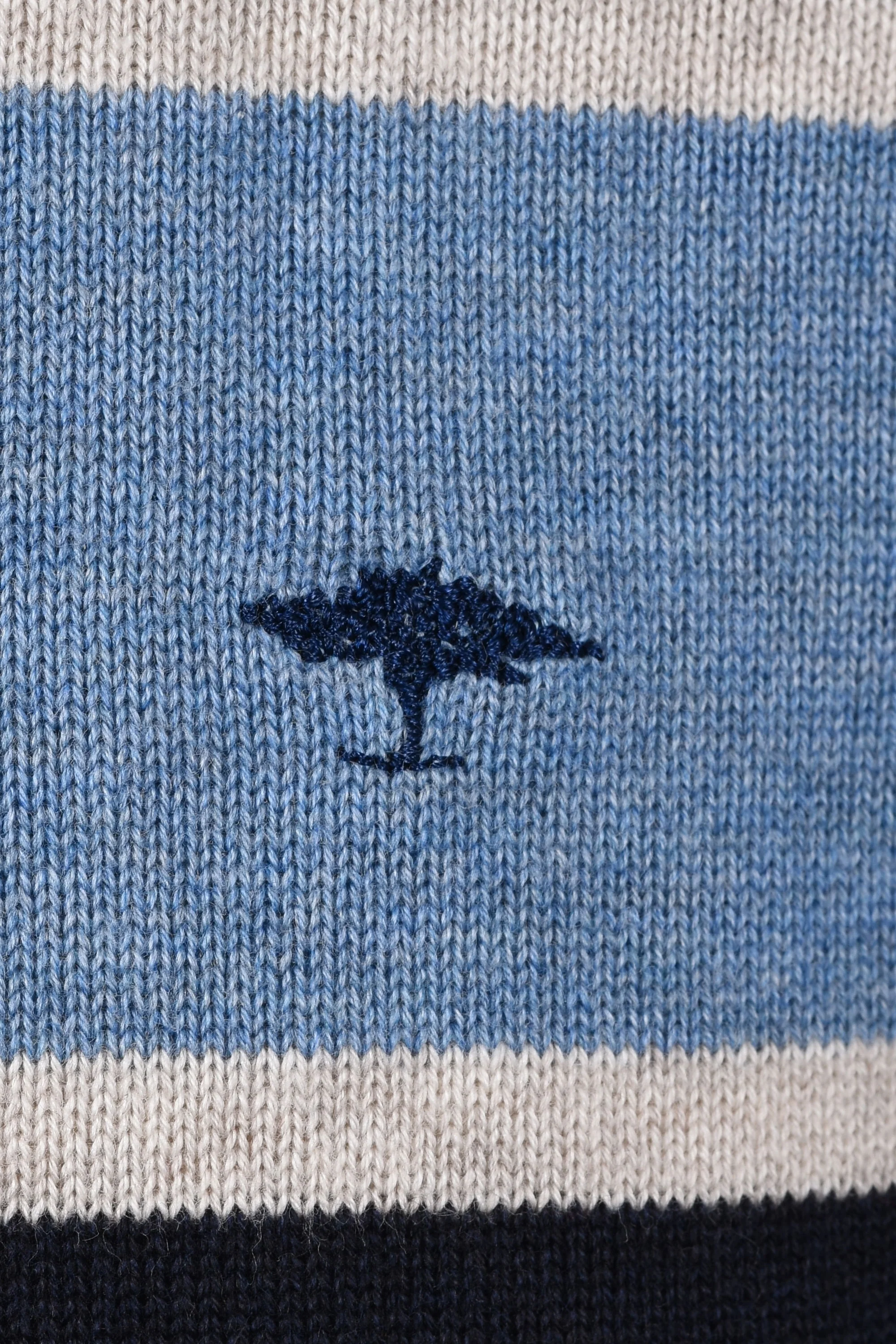 Fynch-hatton Crew Neck Knitwear Cloud Blue - Image 3