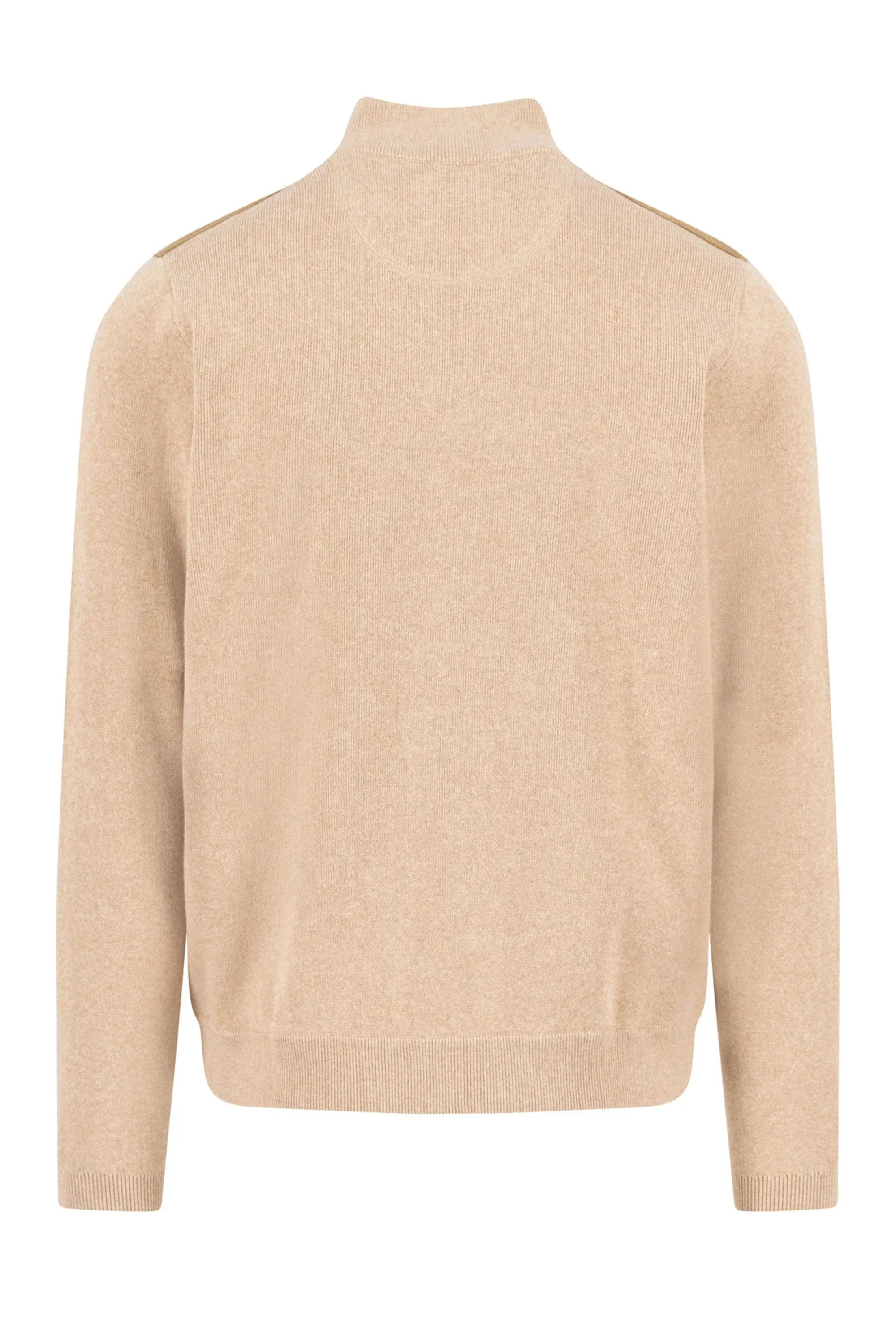 Fynch-Hatton Full-Zip Knitwear Taupe - Image 2