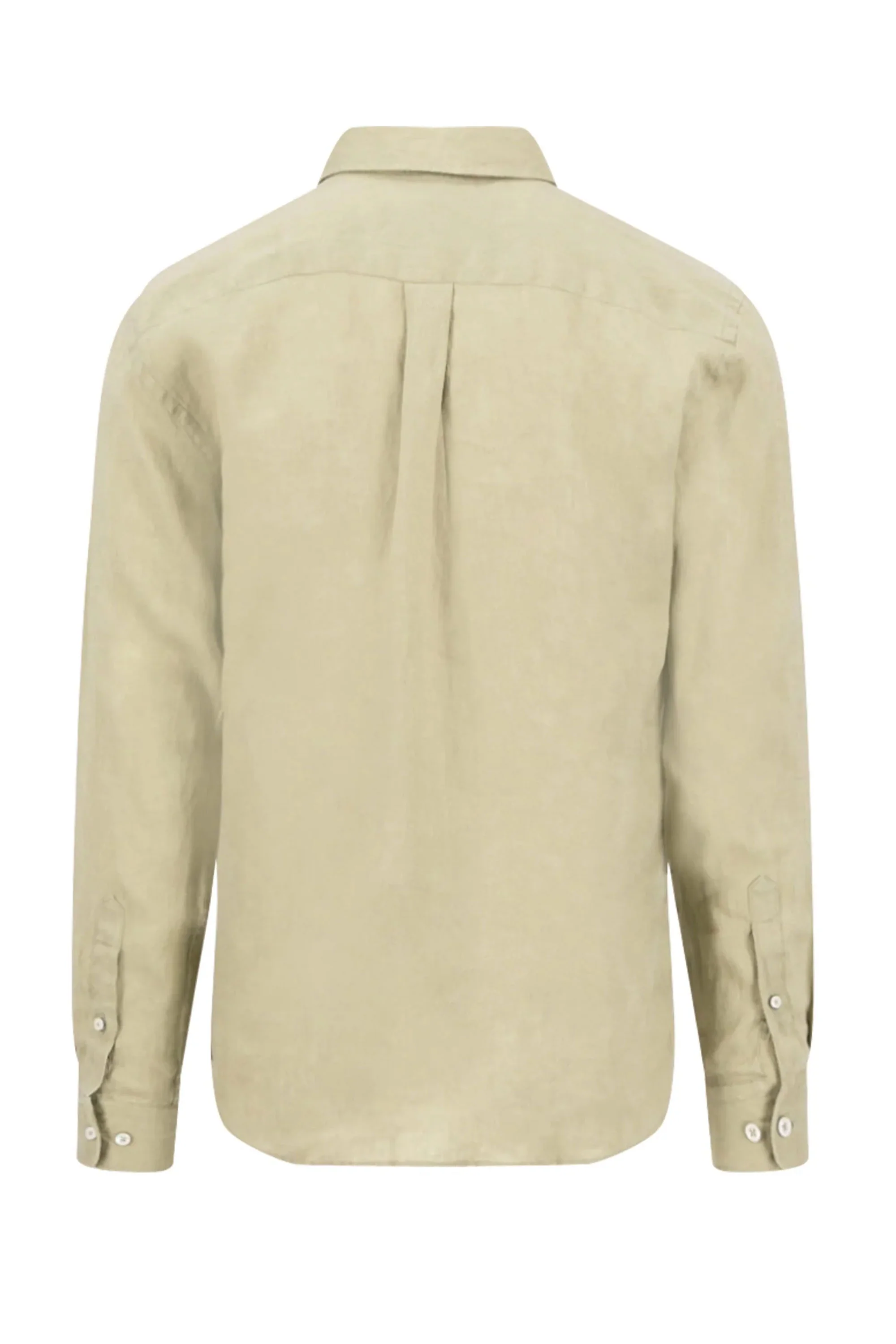 FYNCH-HATTON LONG SLEEVED LINEN SHIRT PISTACHIO - Image 2