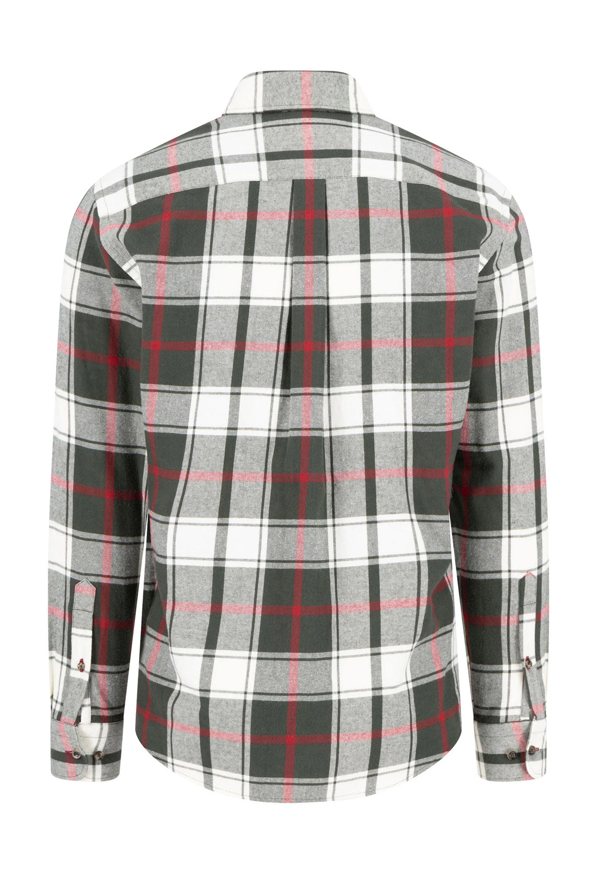 Fynch-Hatton Long Sleeved Shirt Dark Ivy - Image 2