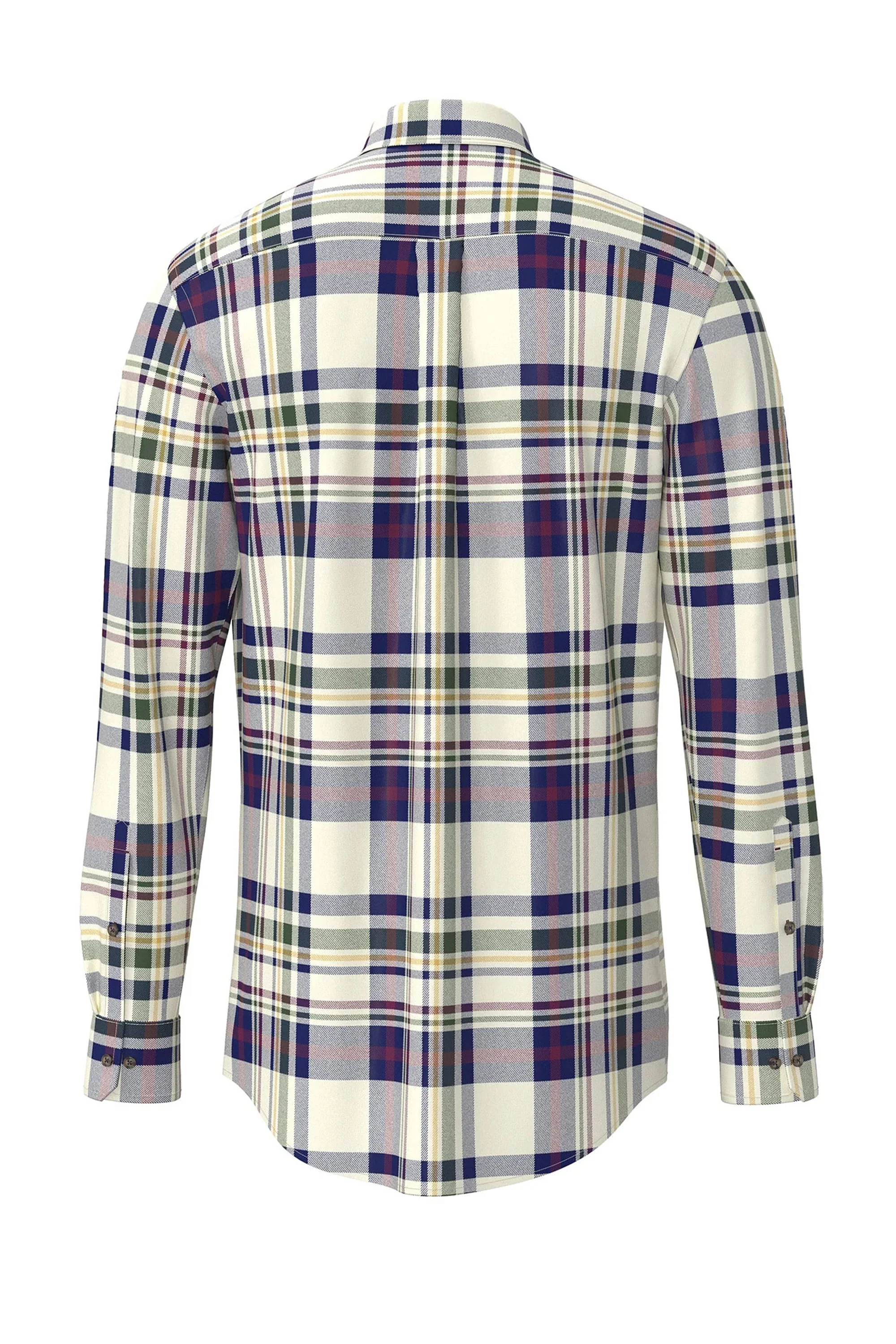 Fynch-Hatton Long Sleeved Shirt Deep Merlot - Image 2