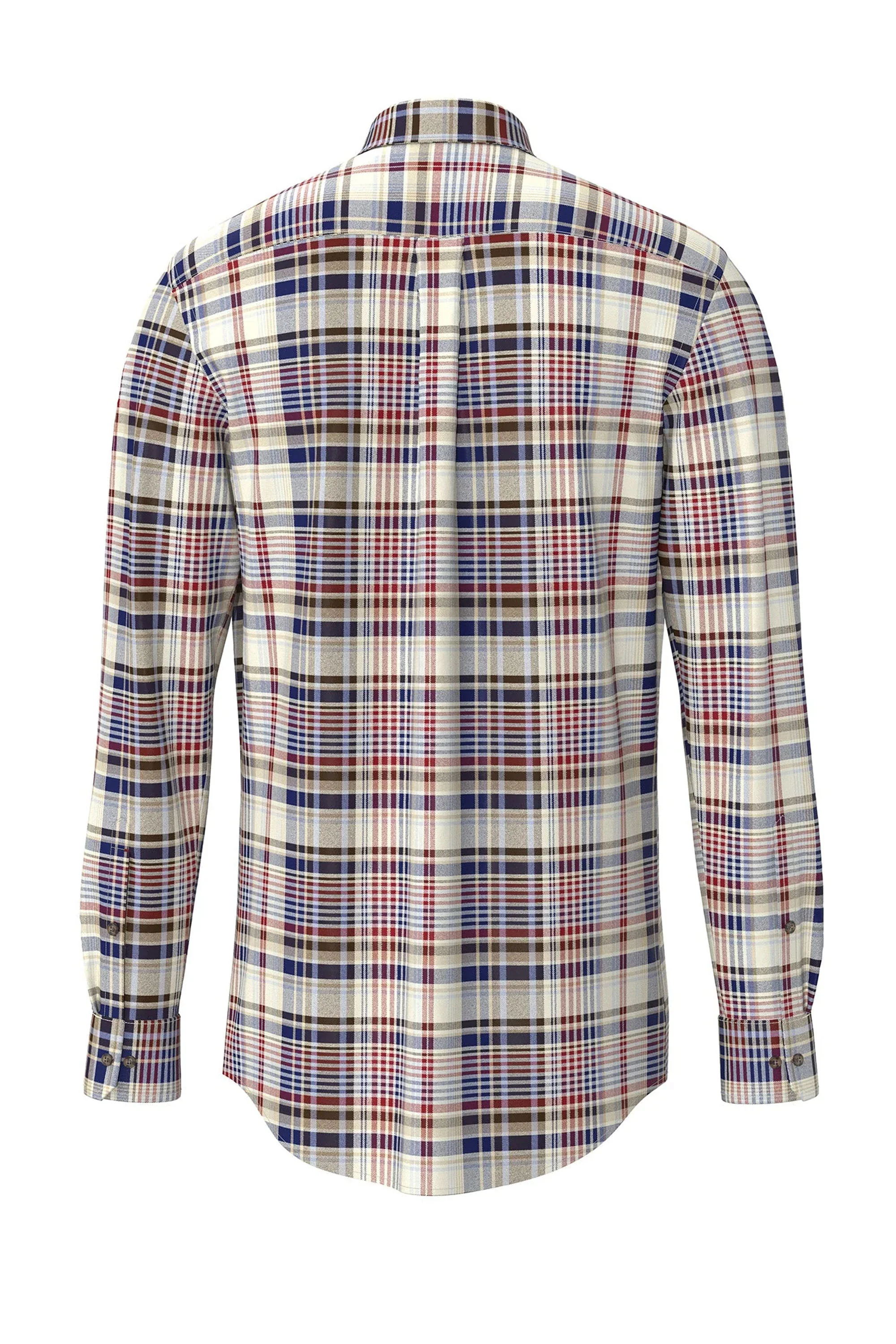 Fynch-Hatton Long Sleeve Shirt Garnet Red - Image 2