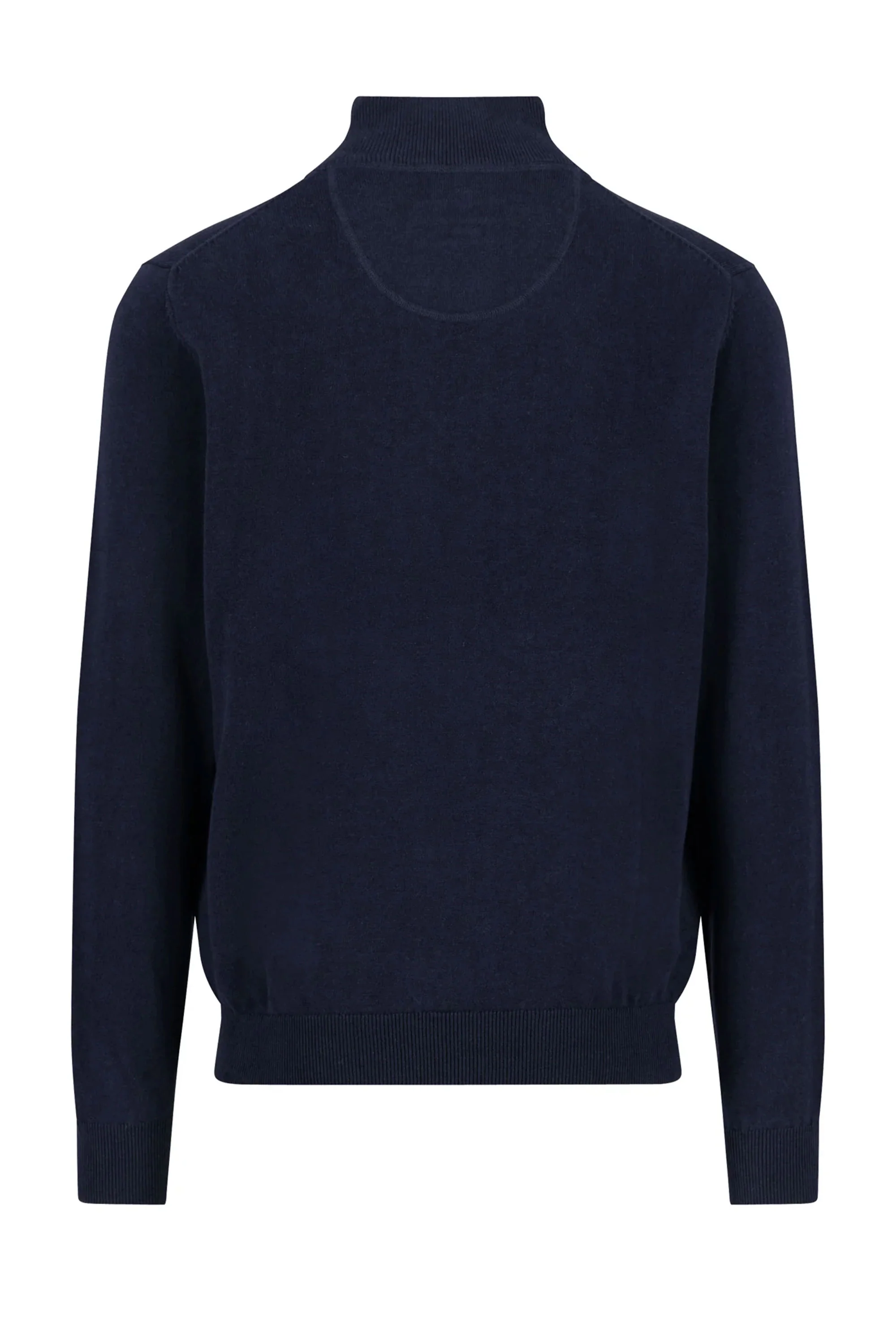 Fynch-Hatton Half Zip Knitwear Navy - Image 2