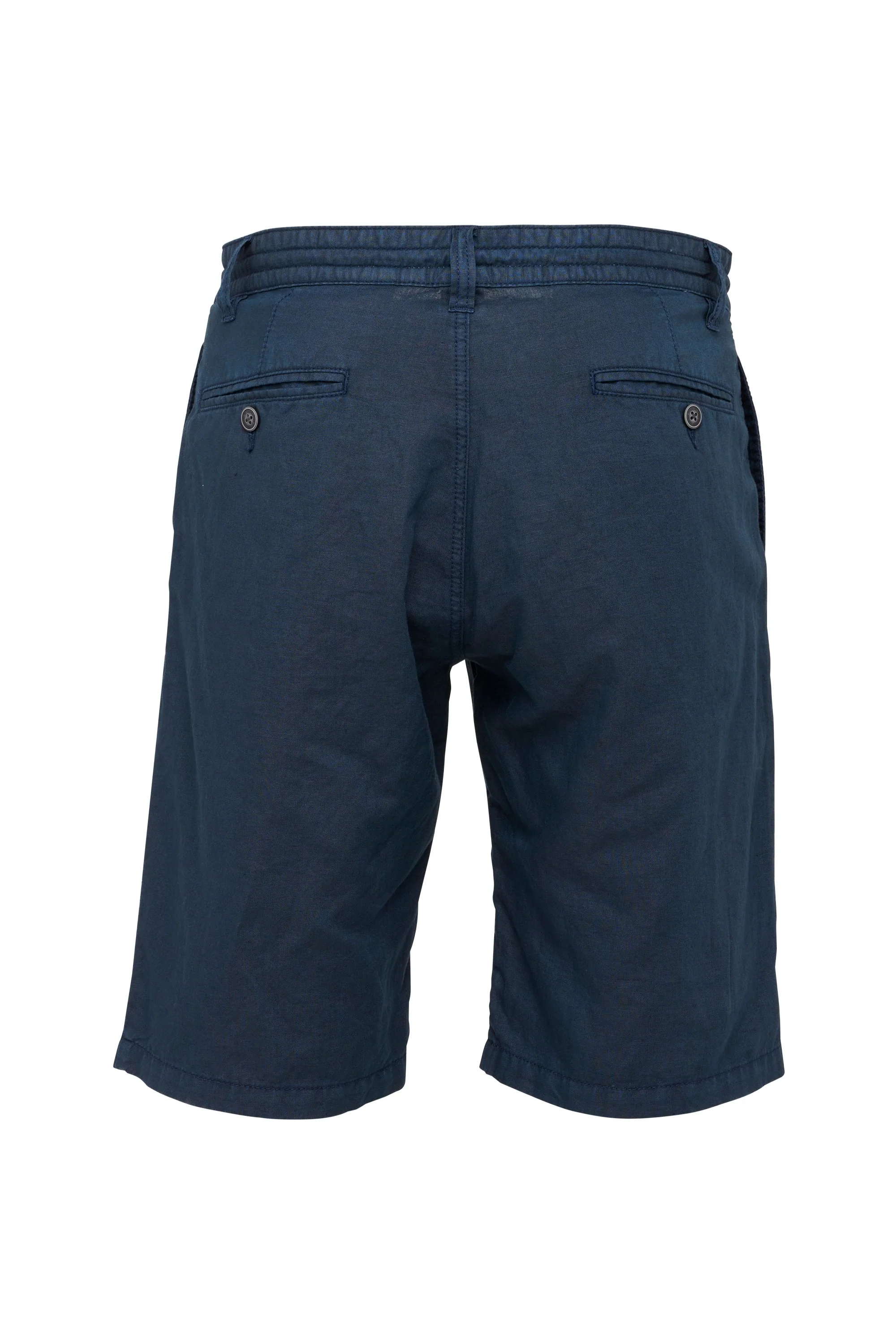 Fynch Hatton Linen Shorts Navy - Image 2