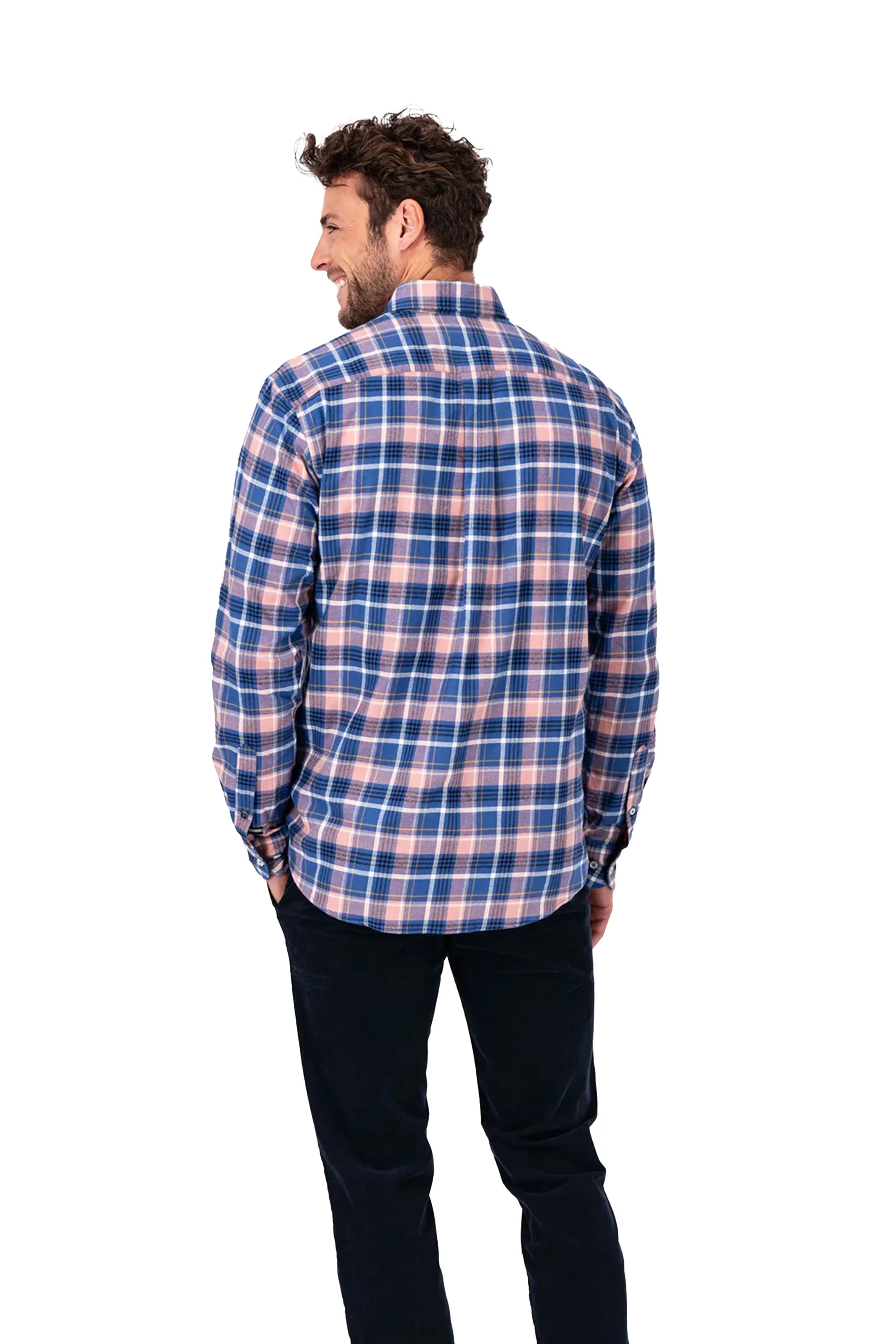Fynch-Hatton Long Sleeved Shirt Pale Berry - Image 5