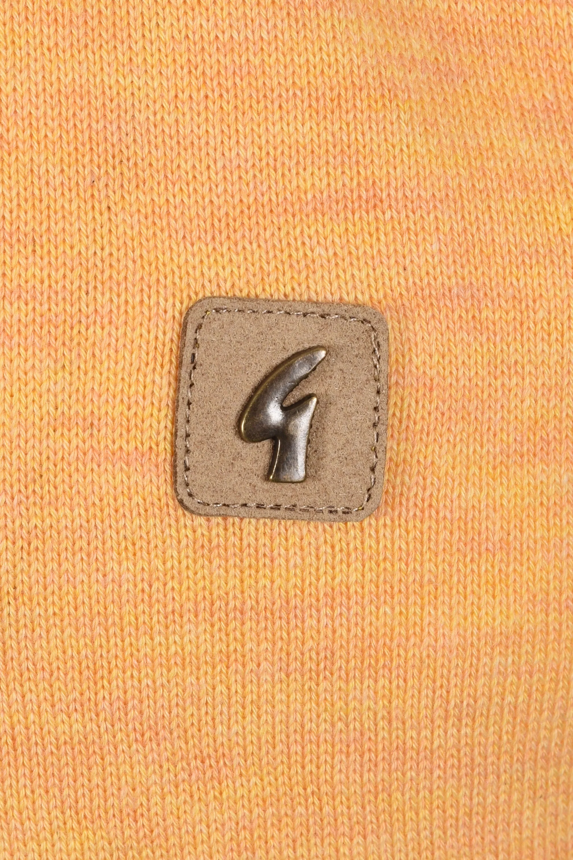 Gabicci Lineker Knitted Polo Shirt Pineapple - Image 3