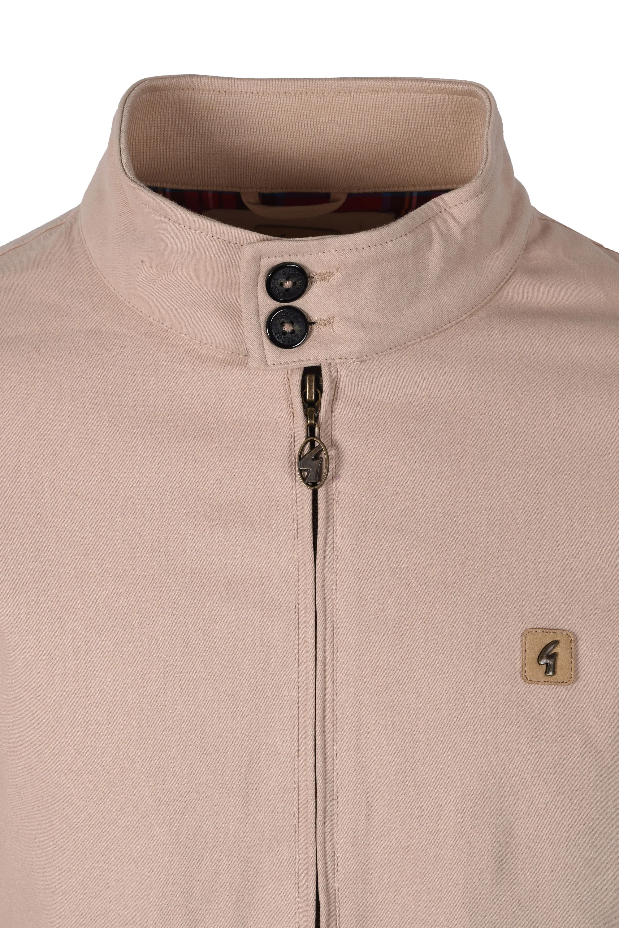 Gabicci Vintage Harrington Jacket Oatmeal - Image 2