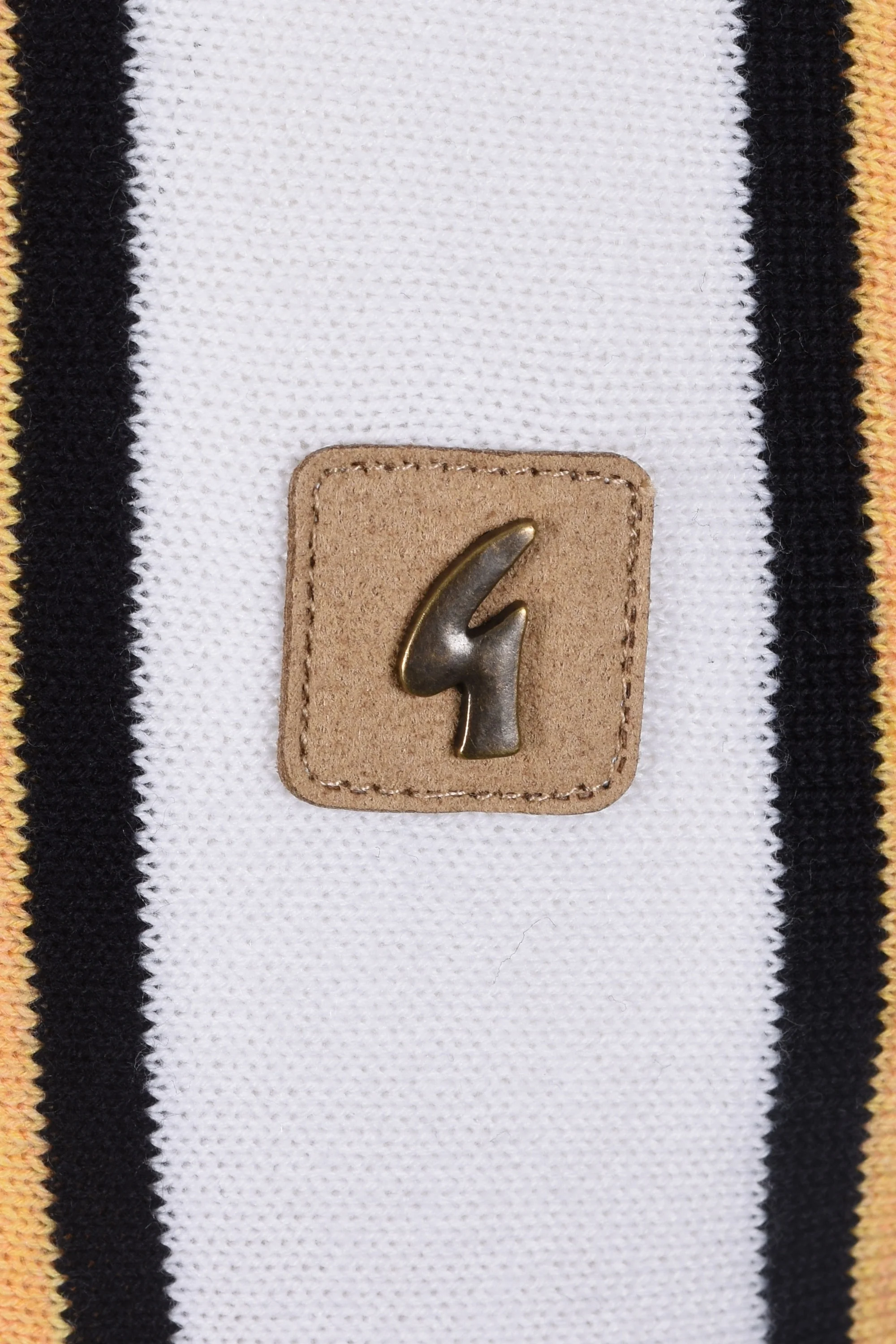 Gabicci Vintage Searle Knitted Polo Shirt Navy - Image 2