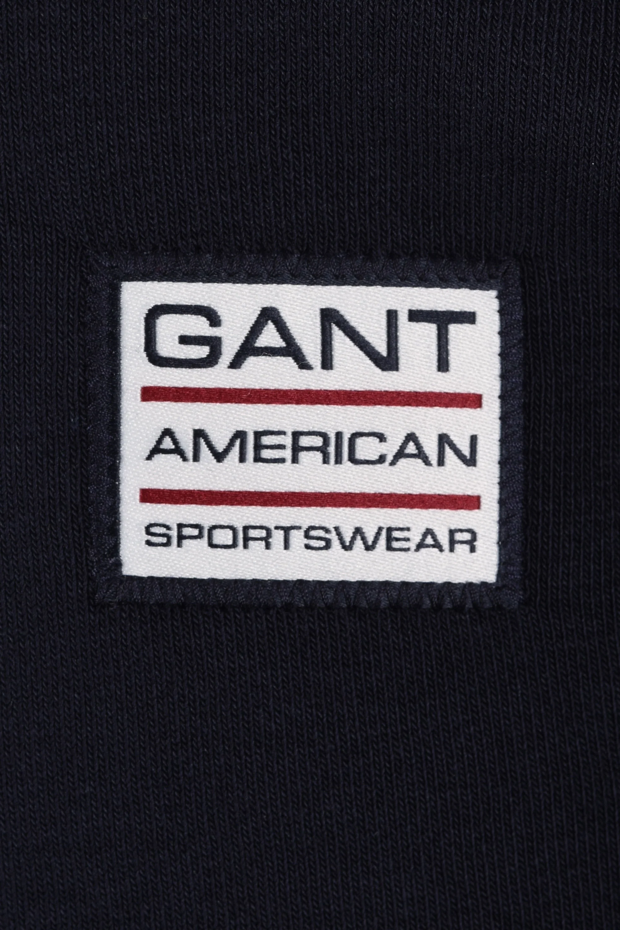 Gant Contrast Half Zip Evening Blue - Image 4