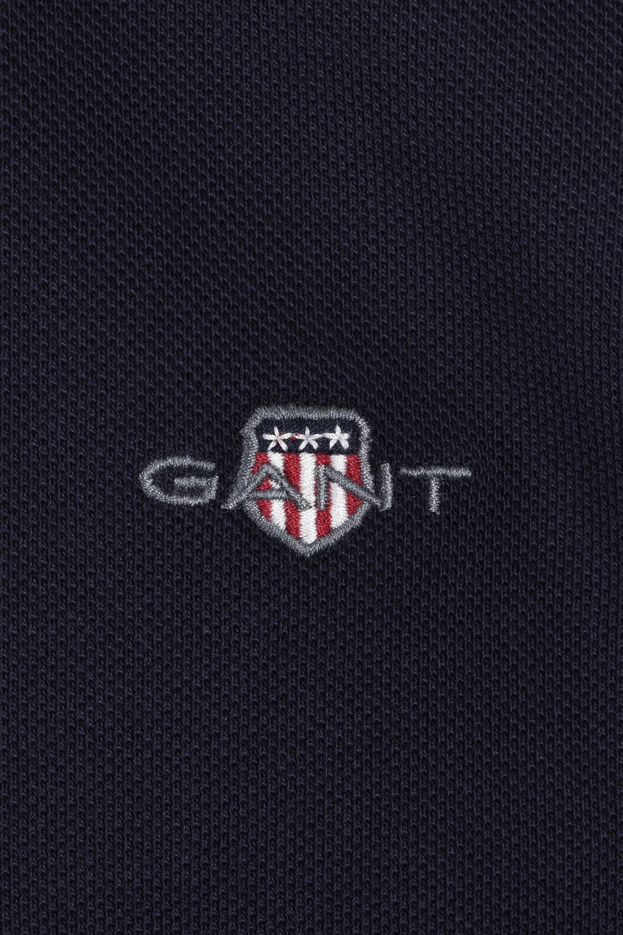 Gant Contrast Tipping Polo Evening Blue - Image 3