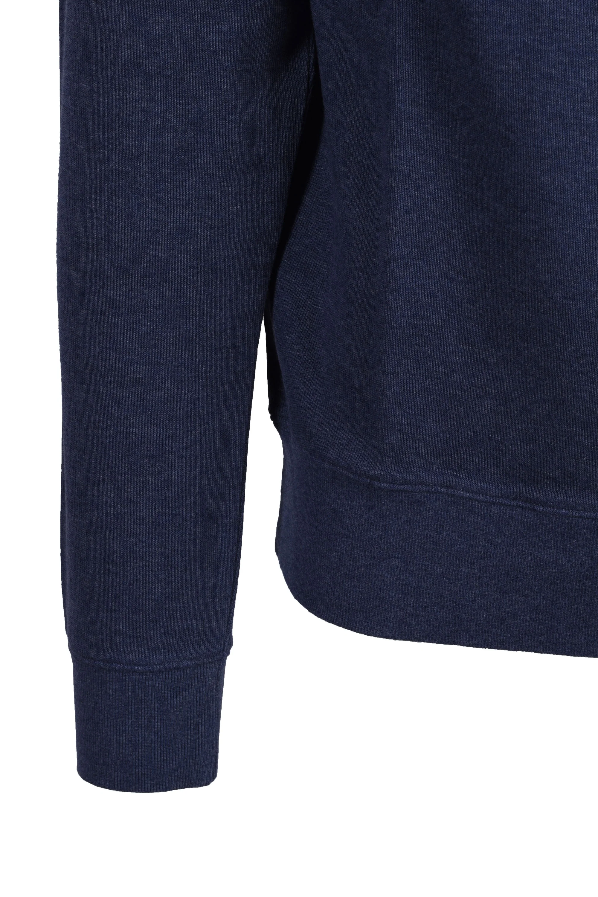 Gant D1.sacker Rib Half Zip Dark Jeans Blue Melange - Image 3