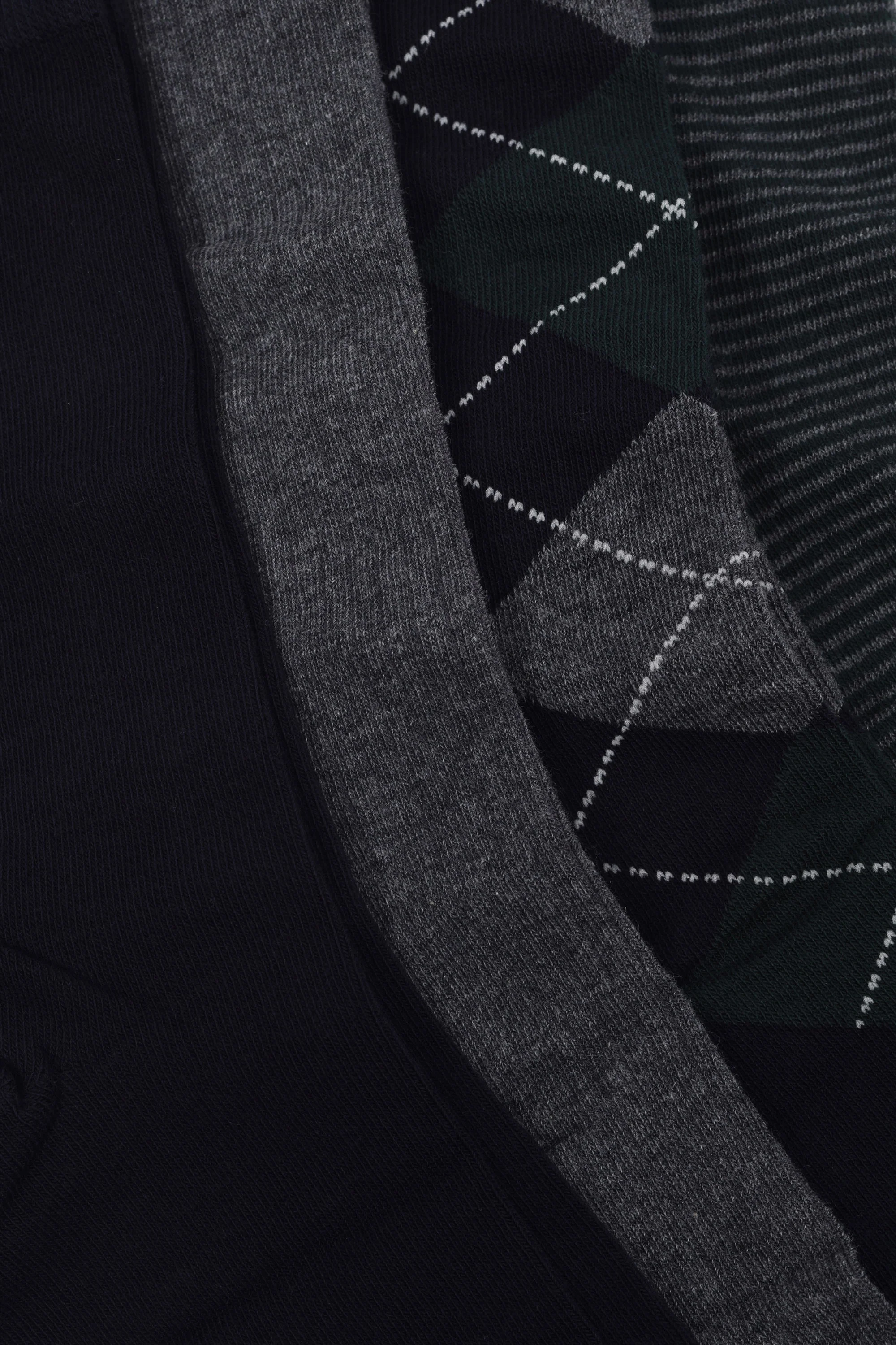Gant Argyle & Stripe 4pk Socks Marine - Image 3