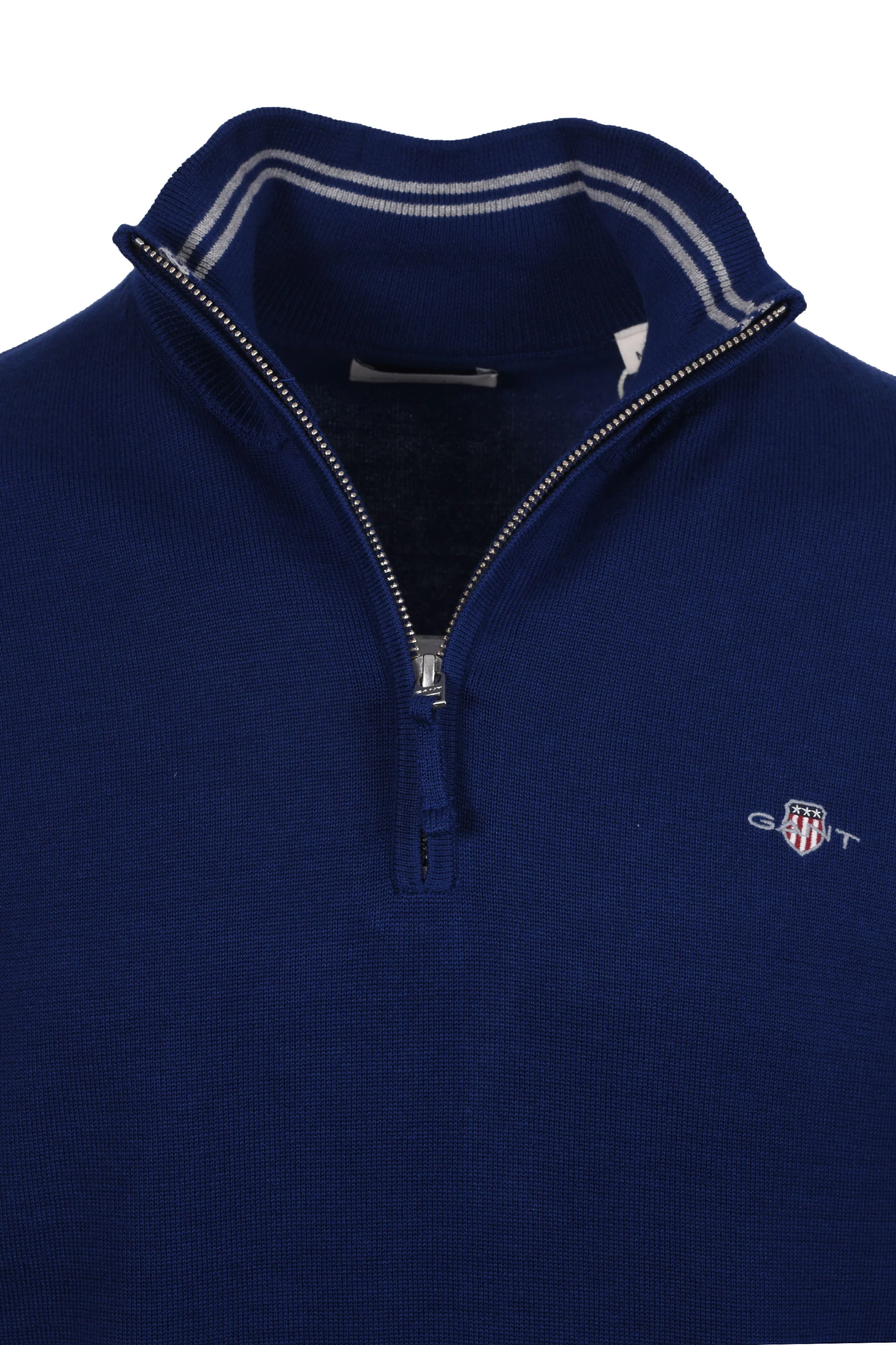 GANT CLASSIC COTTON HALF ZIP RICH NAVY - Image 2