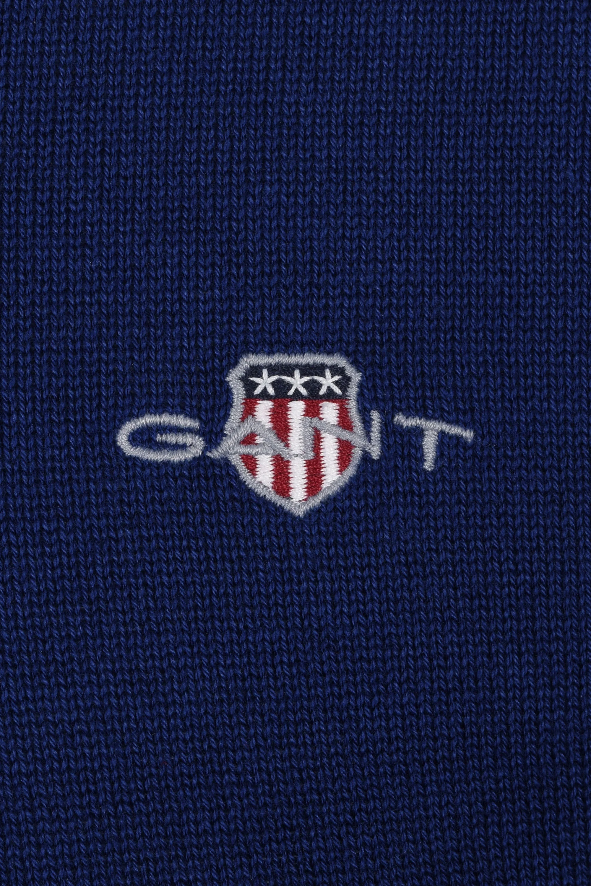 GANT CLASSIC COTTON HALF ZIP RICH NAVY - Image 3