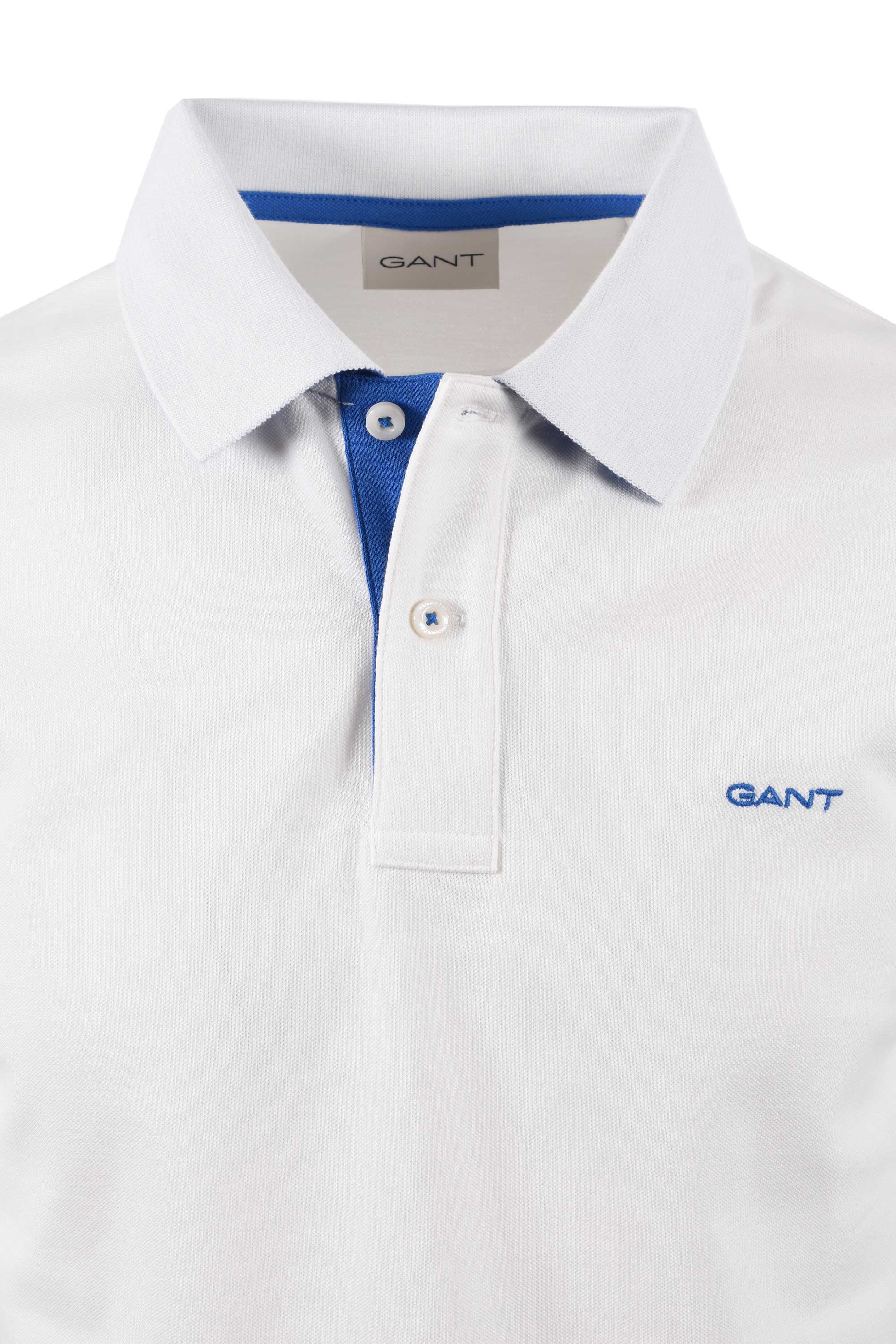 GANT CONTRAST PIQUE POLO EGGSHELL - Image 2