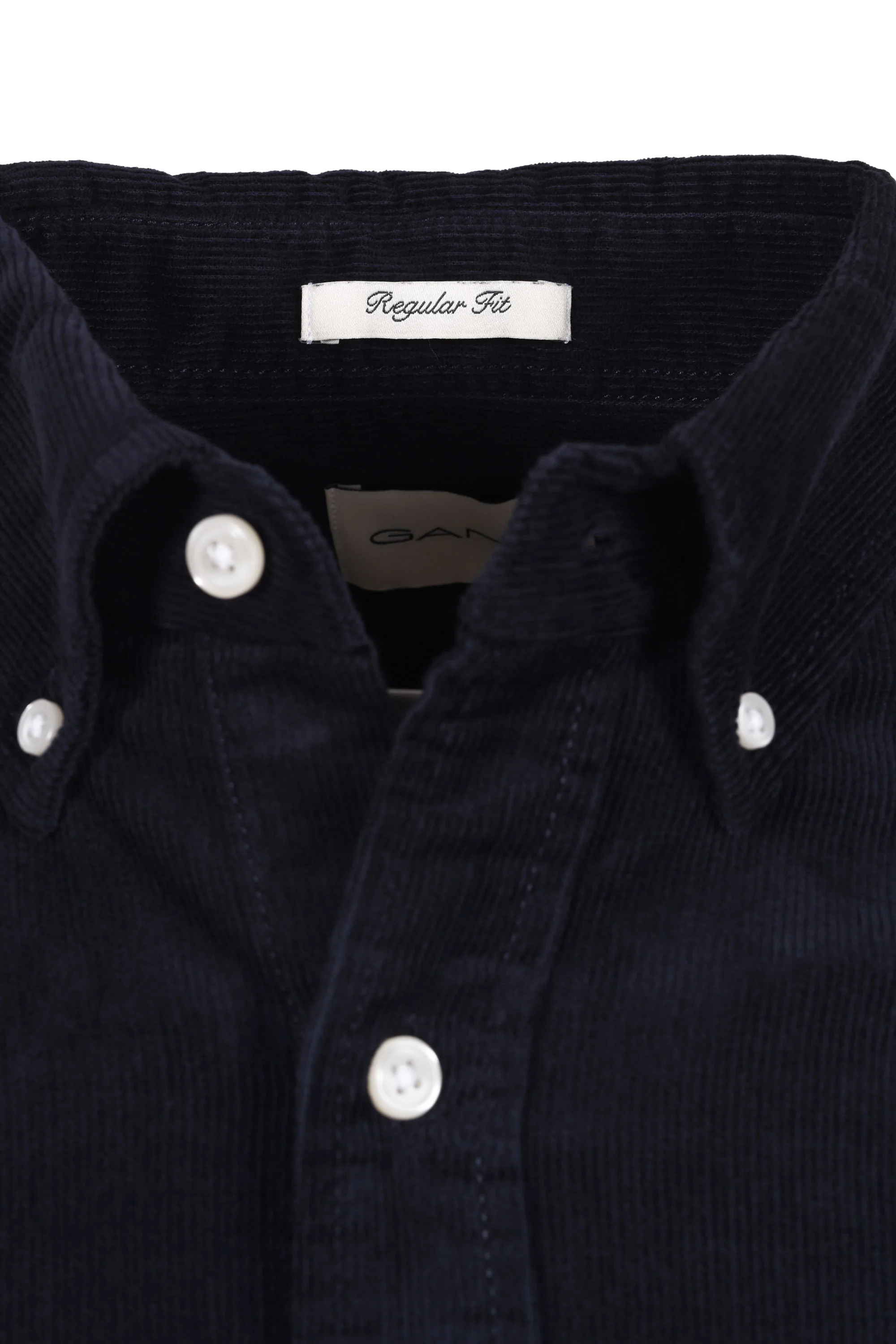 Gant Corduroy Shirt Evening Blue - Image 3
