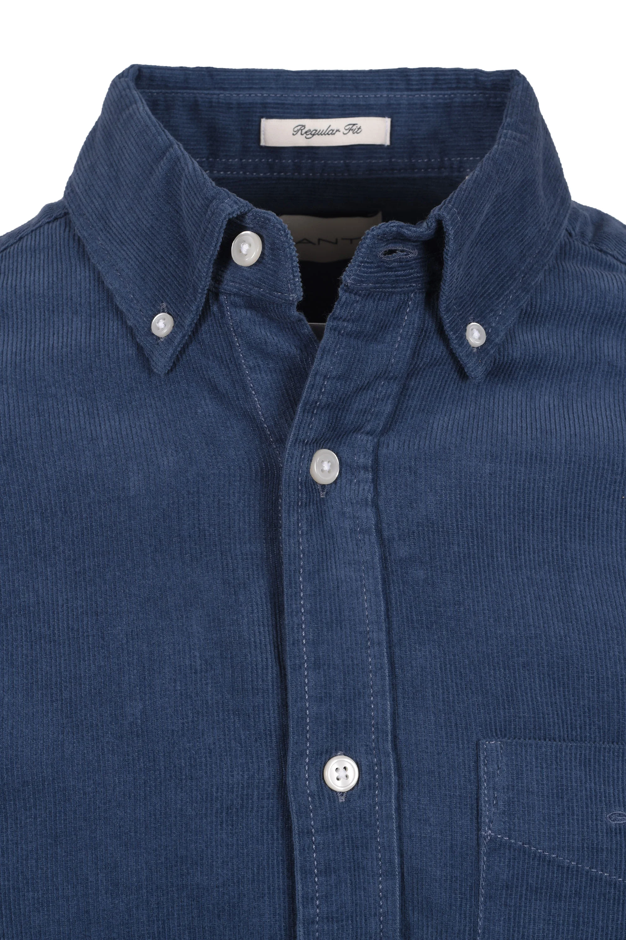 Gant Corduroy Shirt Naval Blue - Image 3