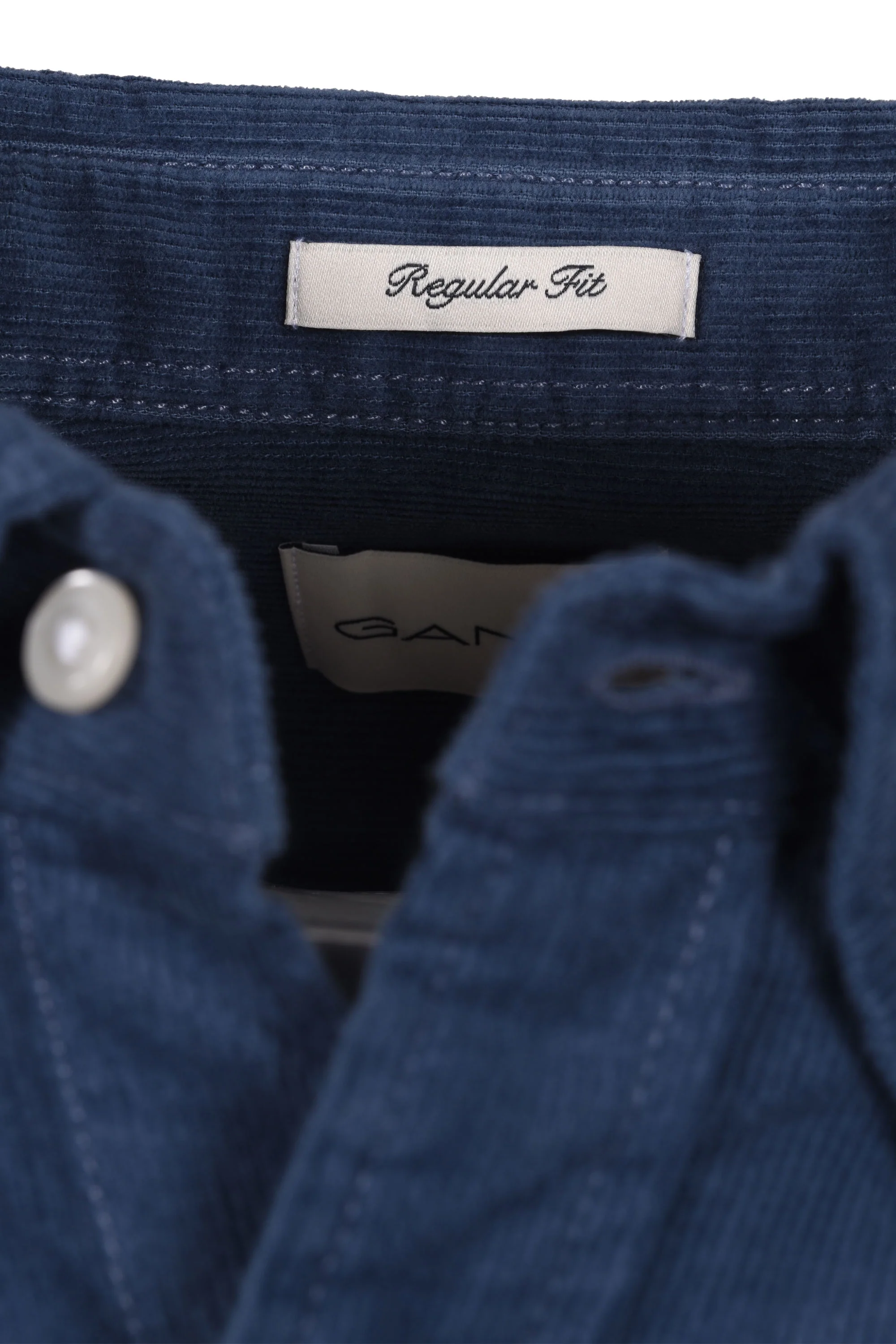 Gant Corduroy Shirt Naval Blue - Image 4