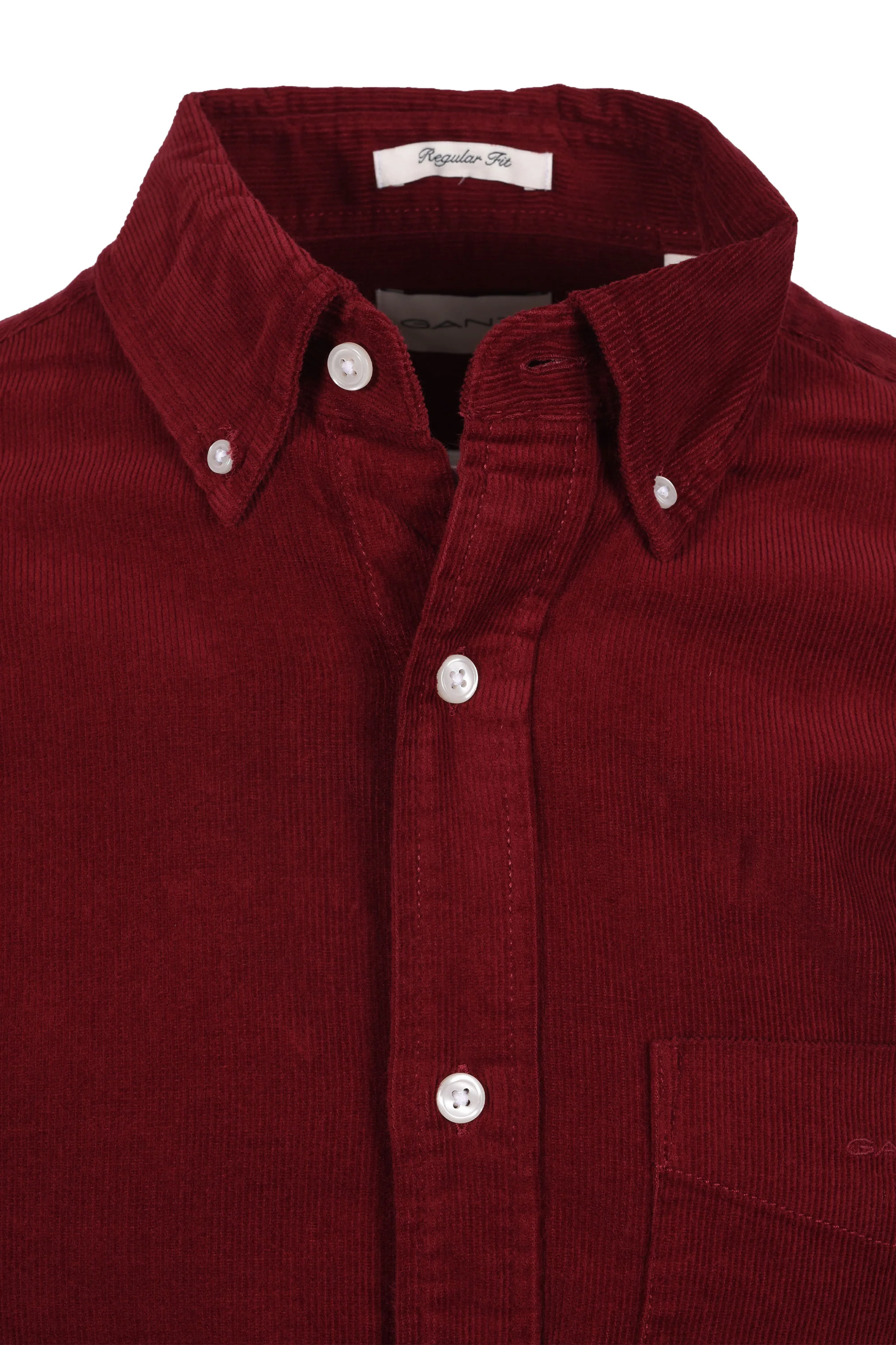 Gant Corduroy Shirt Plumped Red - Image 3