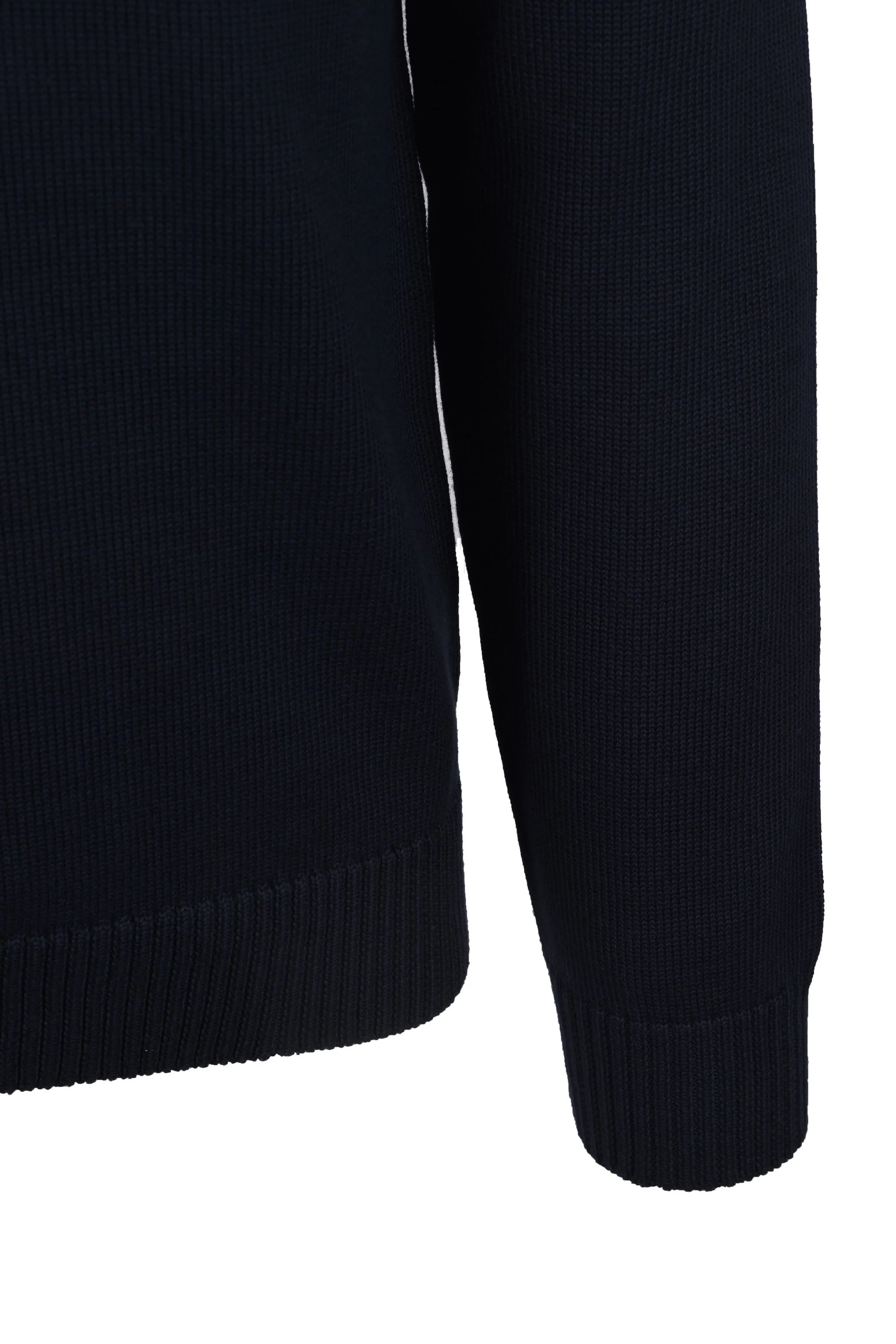 Gant Cotton Half Zip Knitwear Evening Blue - Image 3
