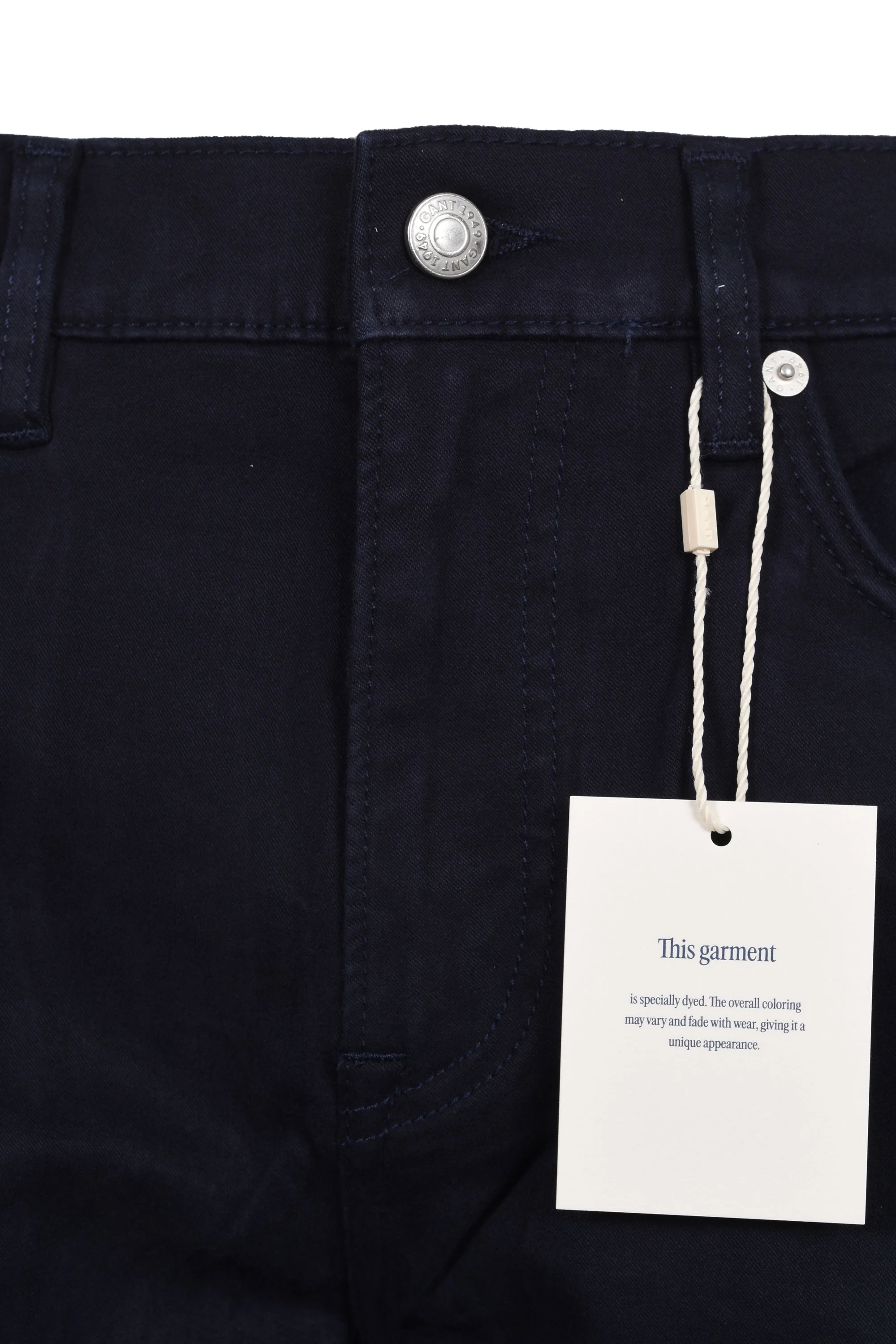Gant Moleskin Regular Fit Jeans Navy - Image 3