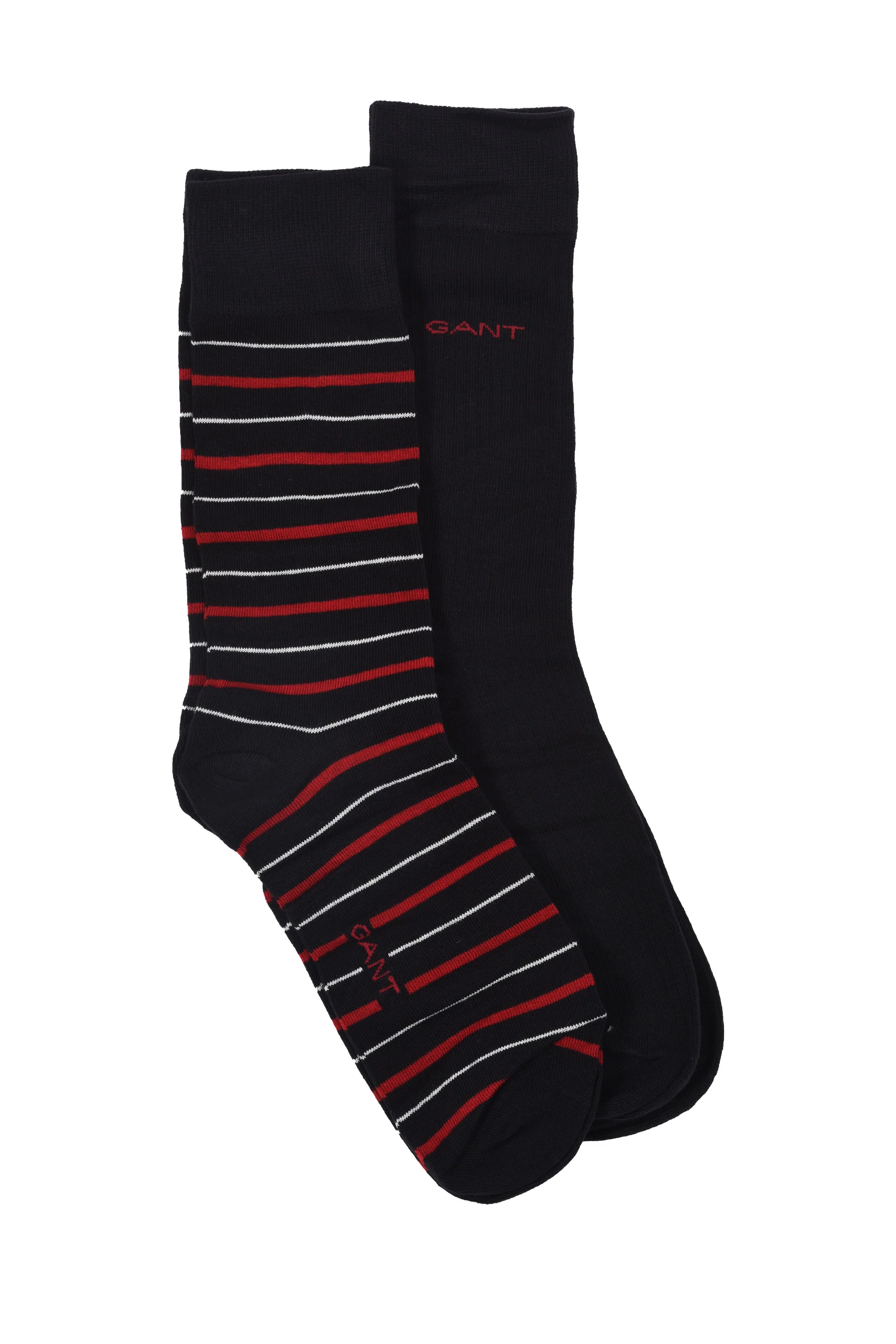 Gant Multi-Stripe 2pk Socks Black - Image 2