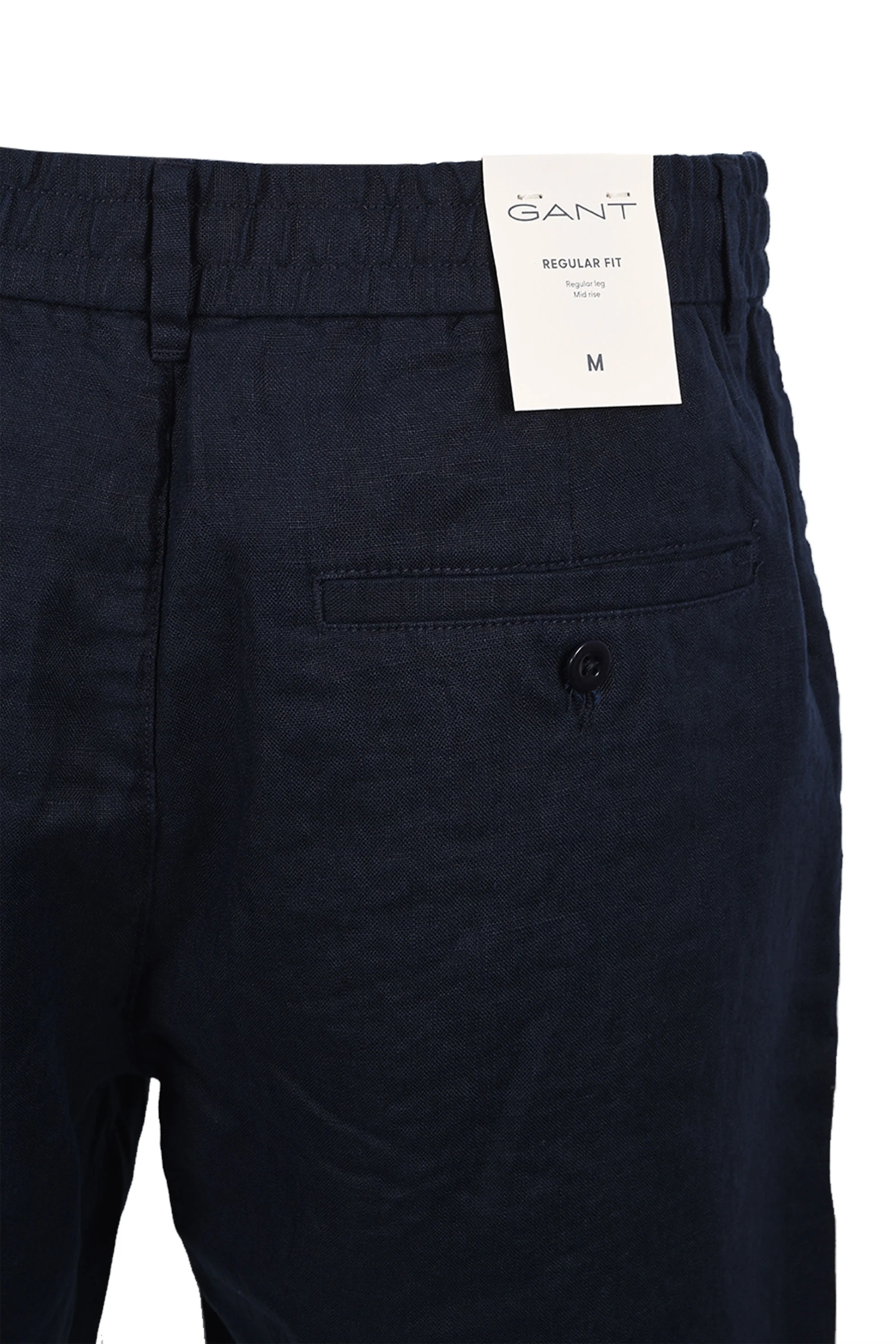 GANT REG LINEN SHORTS EVENING BLUE - Image 3