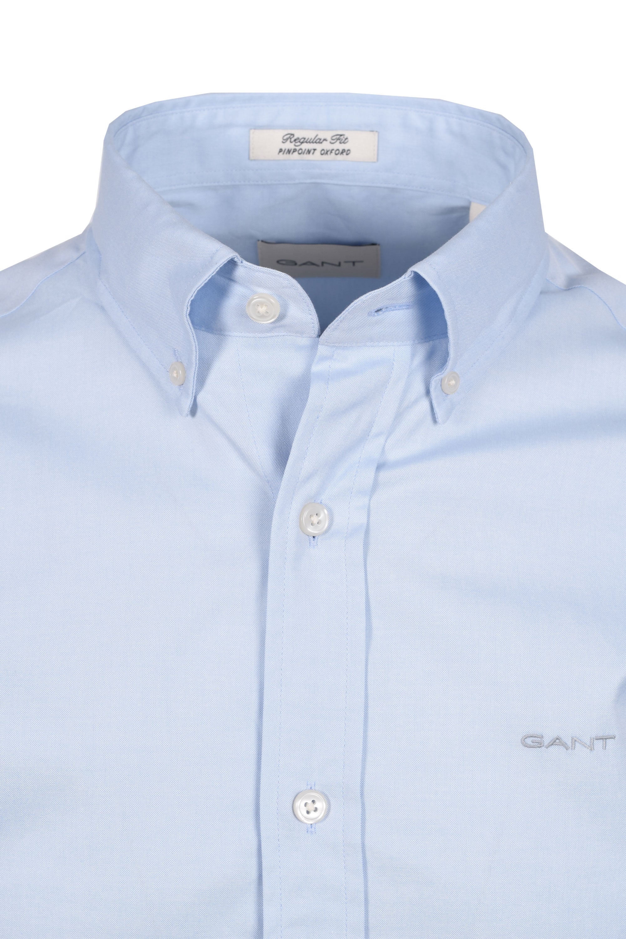 Gant Reg Pinpoint Oxford Shirt Light Blue - Image 2